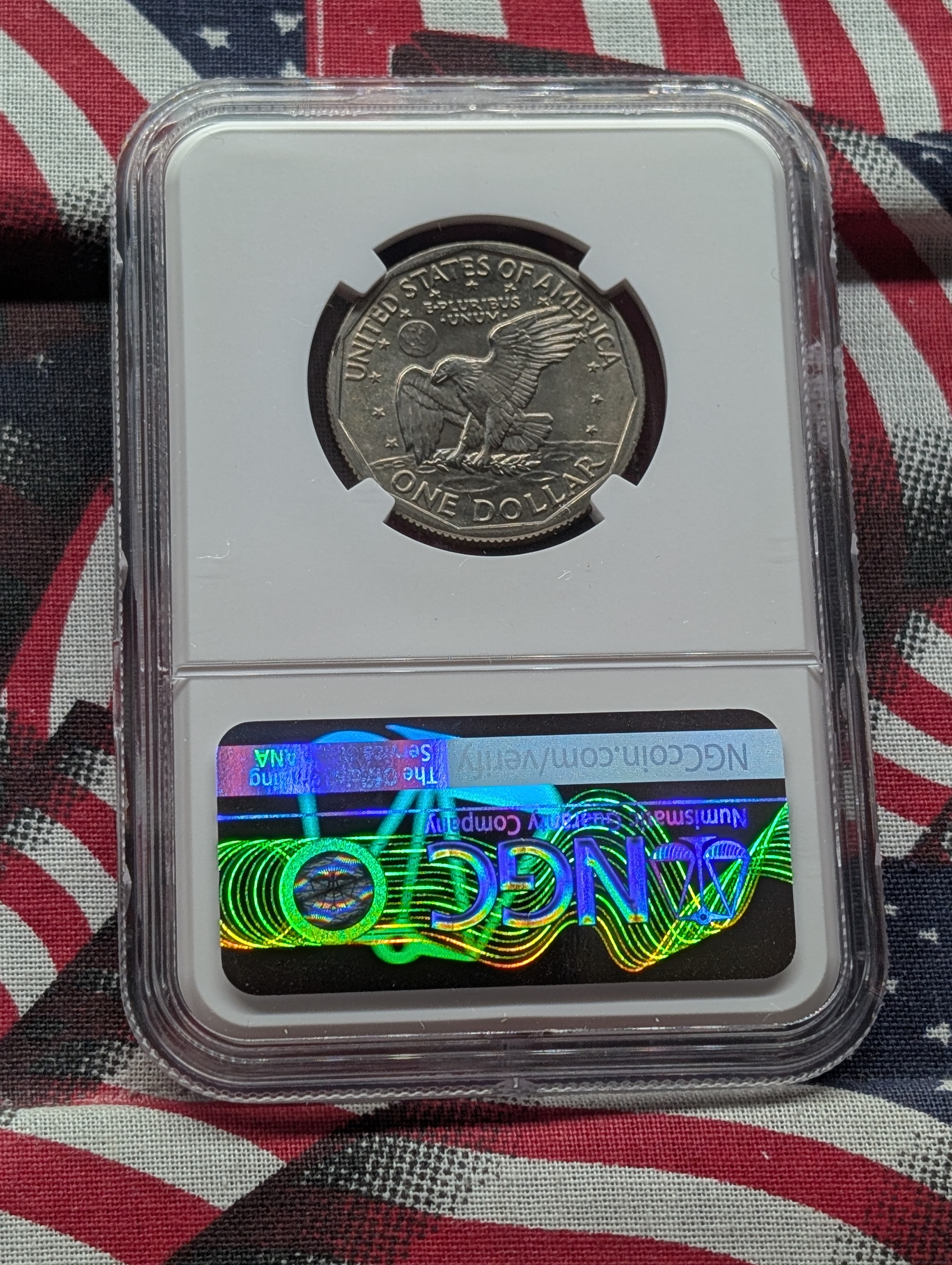 1979-P Susan B. Anthony Dollar w/ Narrow Rim - NGC MS66