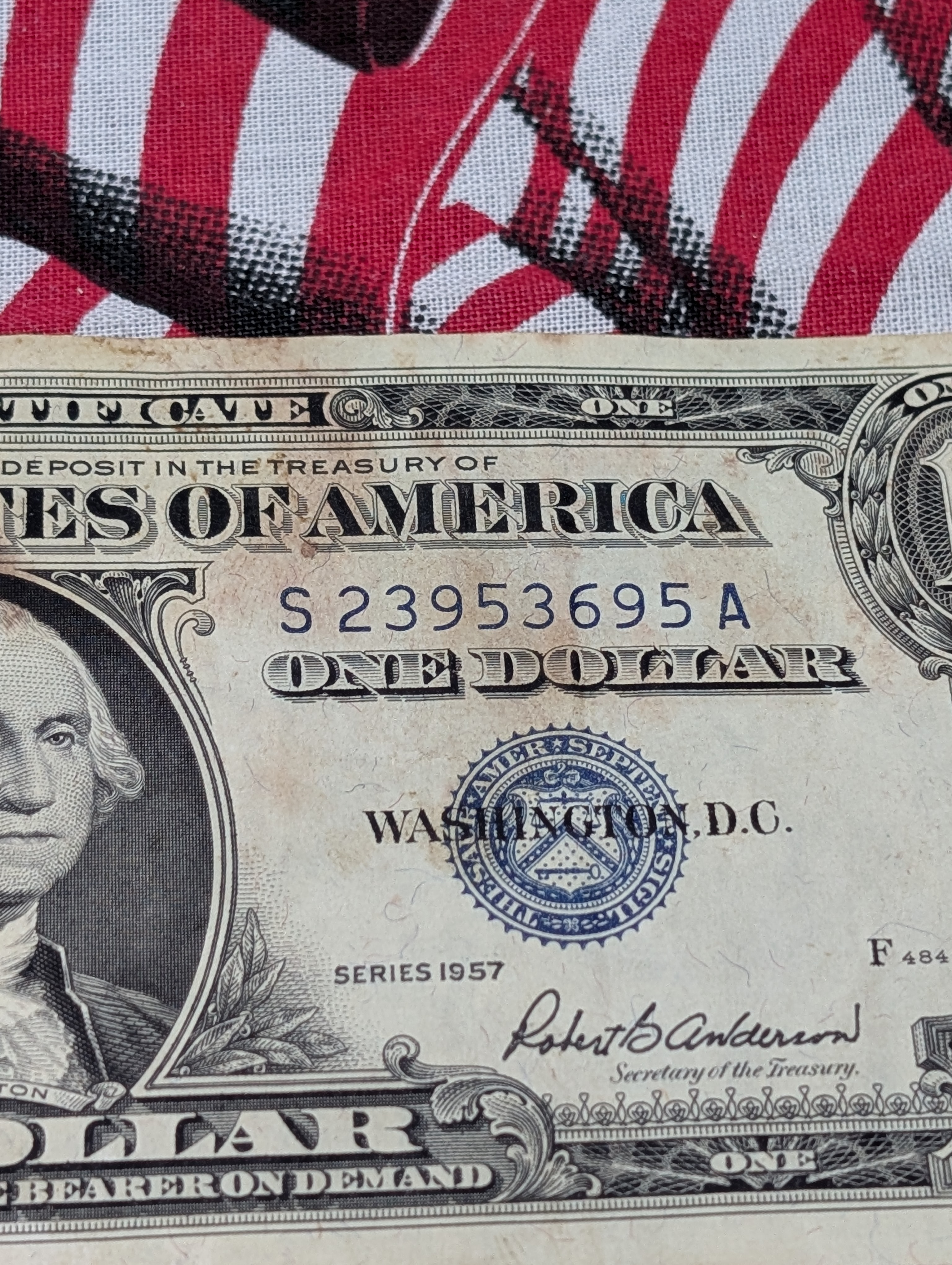 (3) 1957, (3) 57-A Series $1.00 Silver Certificates - Including Star Note