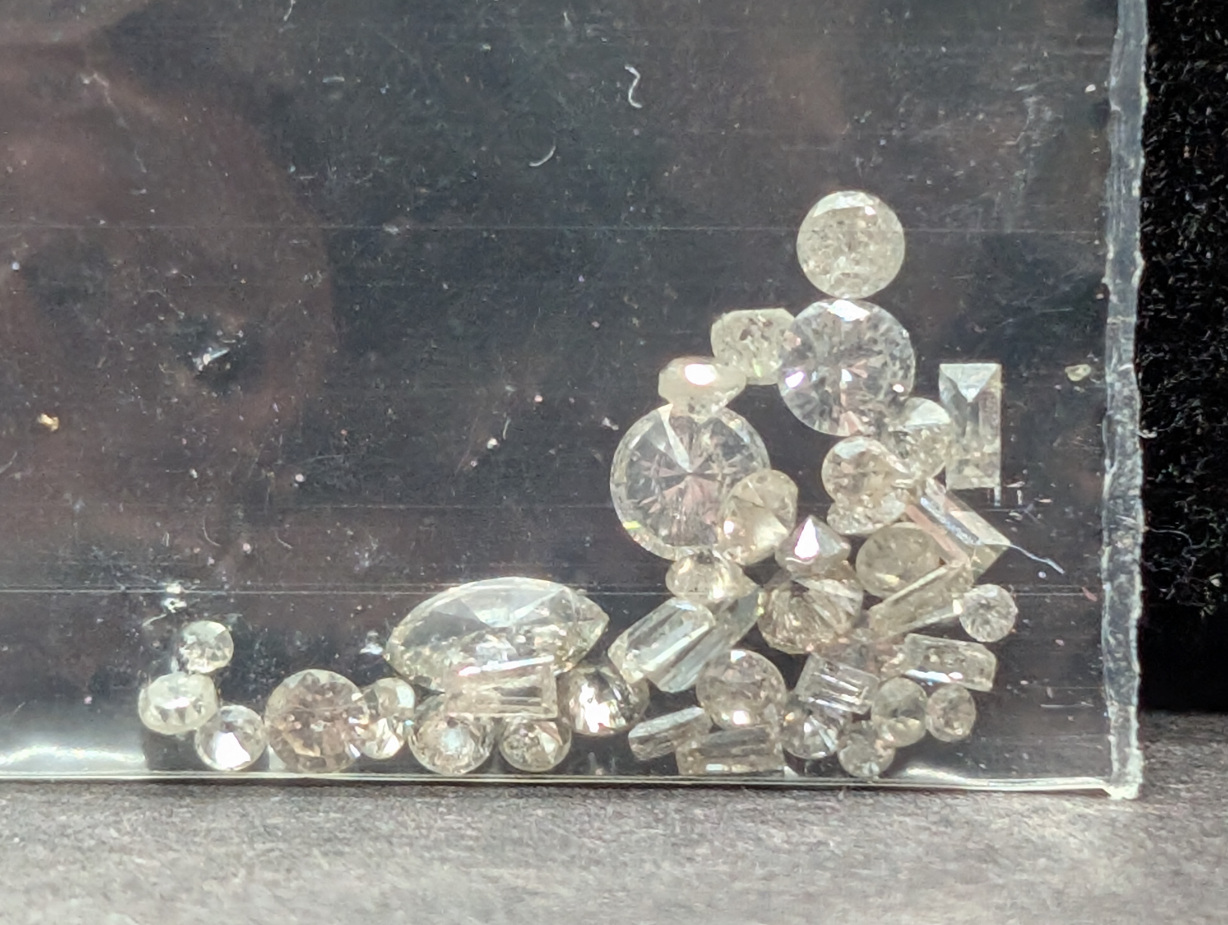 Bag of 0.63 Ct. of AWESOME Mixed Shaped Diamonds!