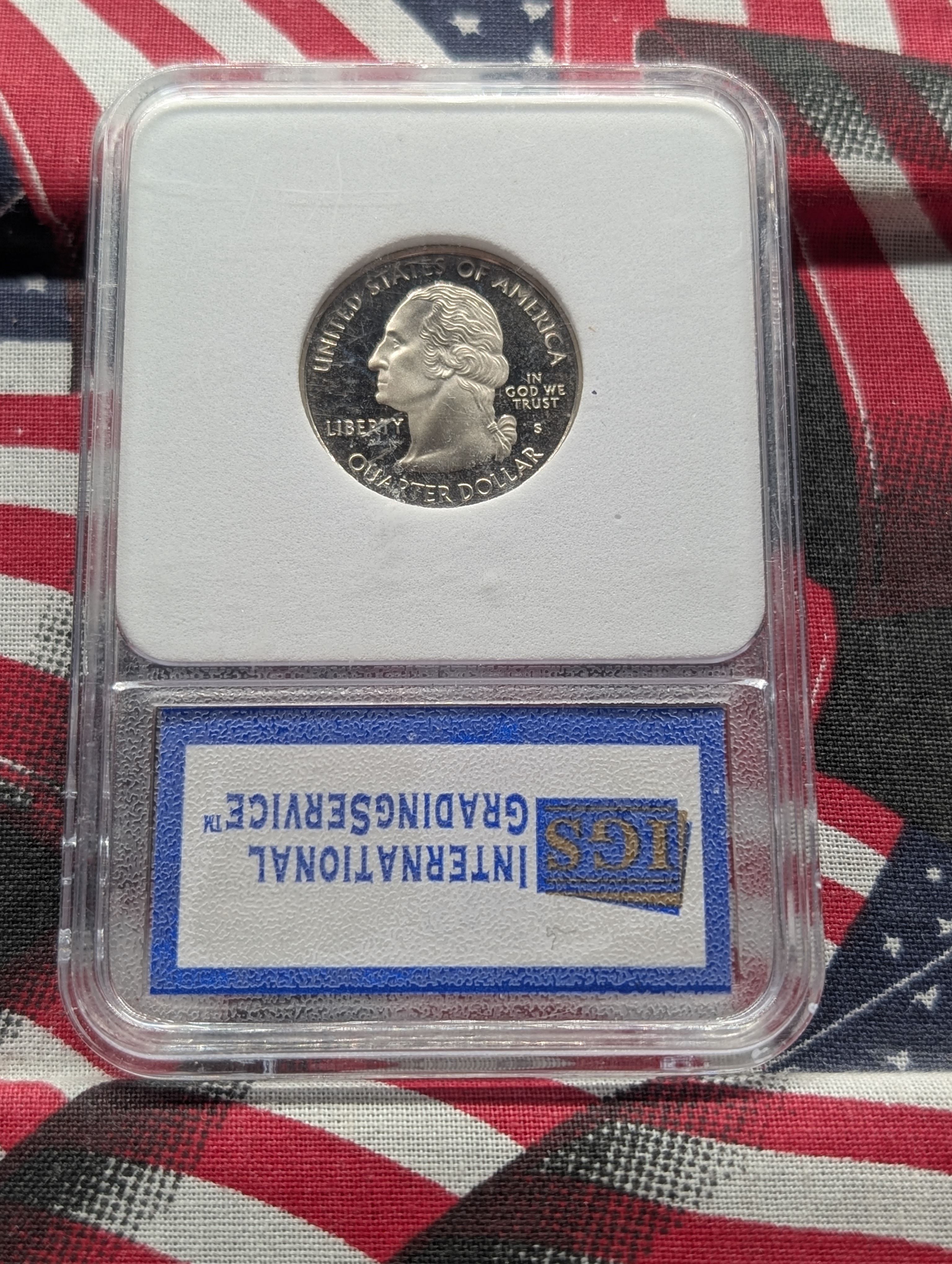 2005-S Clad PROOF Oregon Statehood Quarter - IGS Grading Cert. PR70 DCAM - 1st Day of Issue