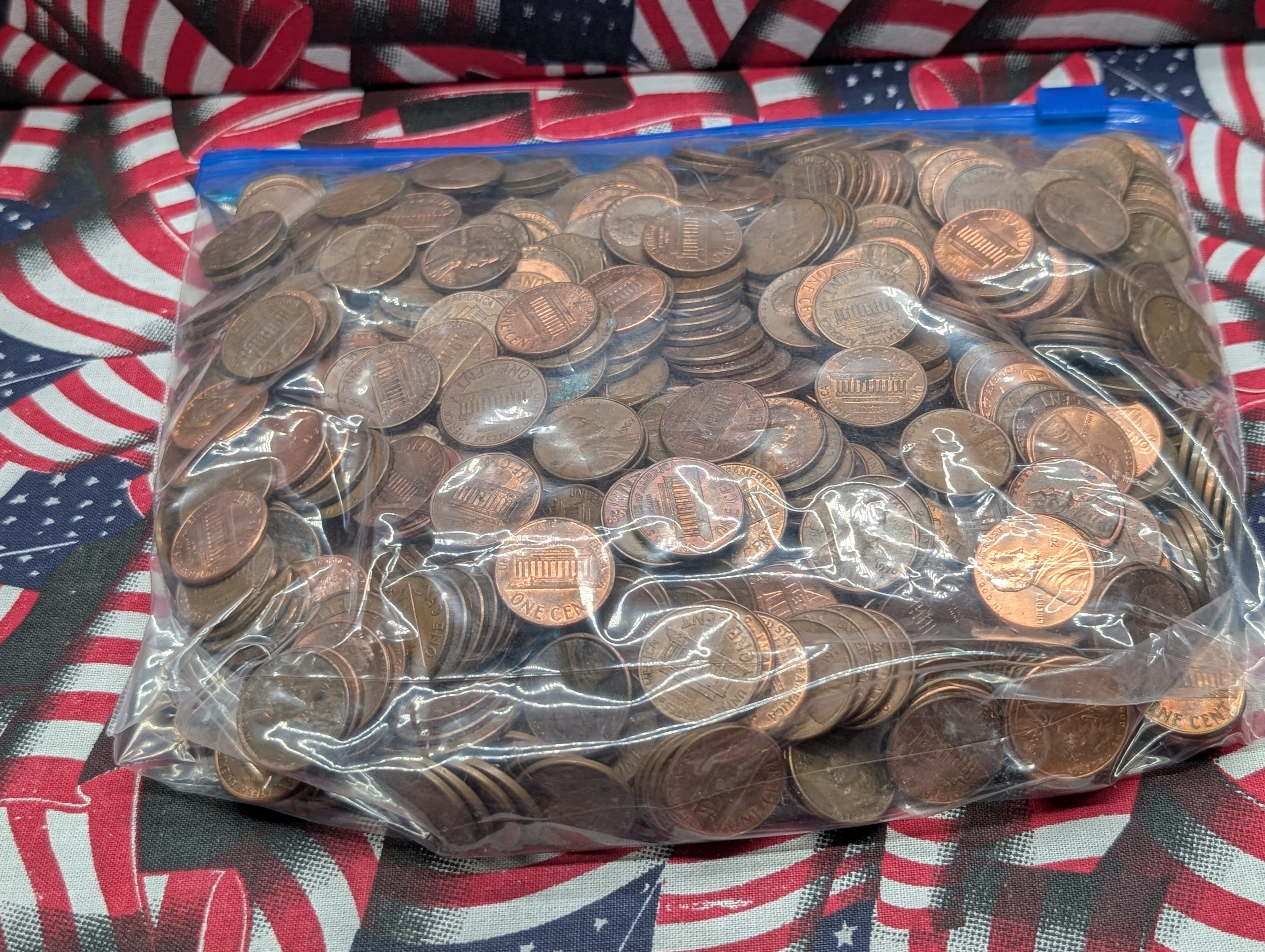 5 Pounds Mixed Memorial and Shield Lincoln Cents