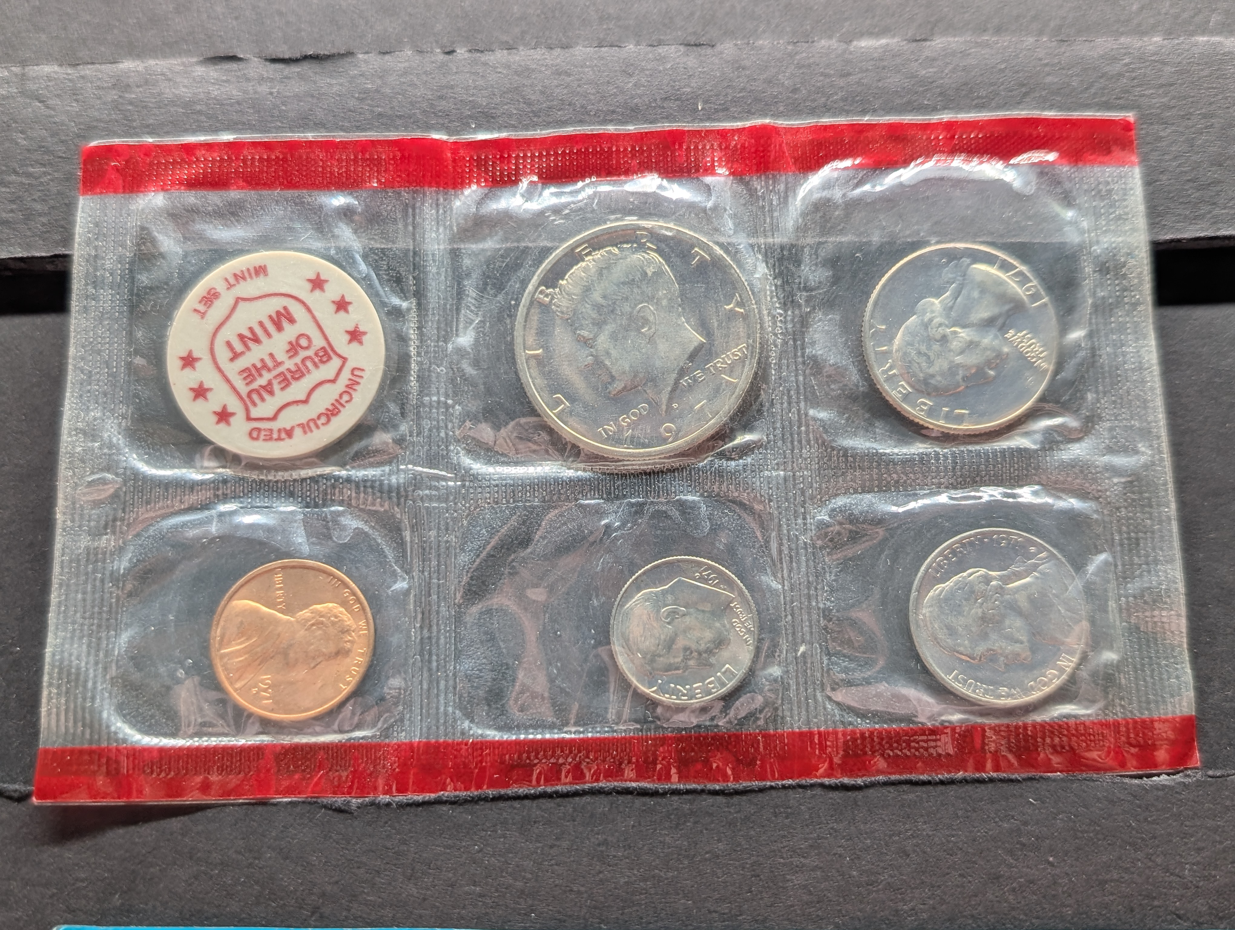 1971-P&D Unc. Mint Set, with S Mint Mark Penny