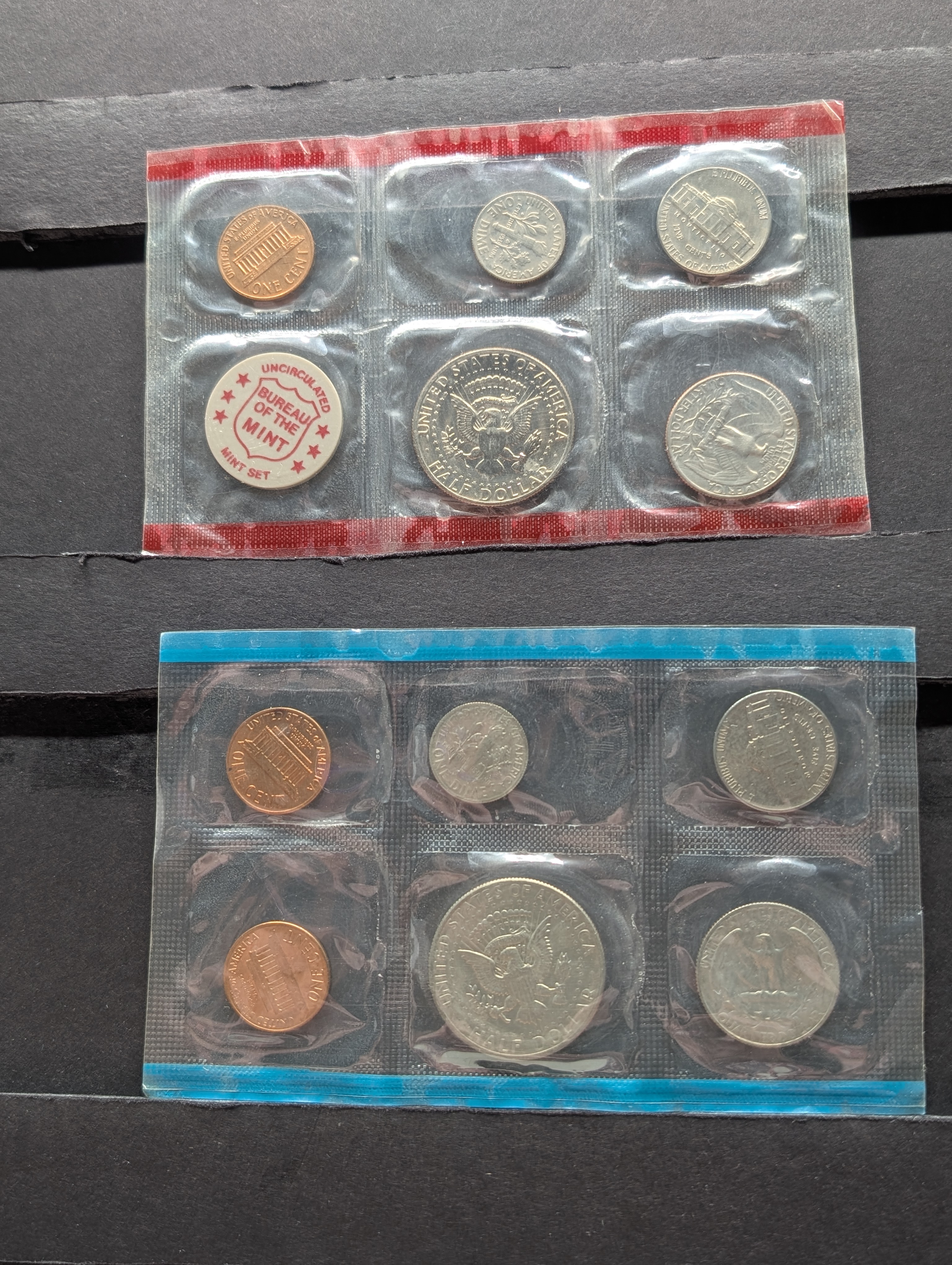1971-P&D Unc. Mint Set, with S Mint Mark Penny
