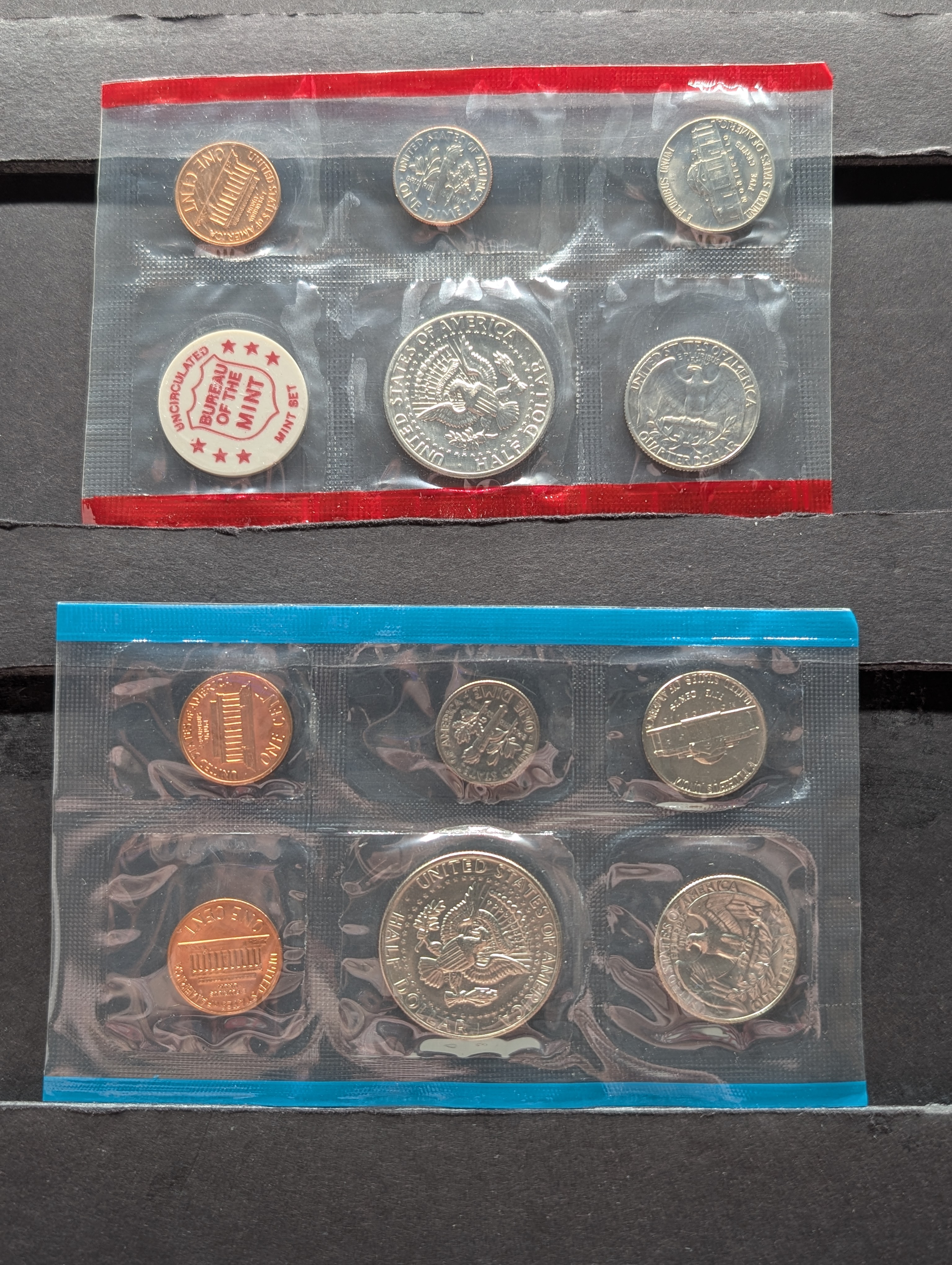 1972-P&D Unc. Mint Set, with S Mint Mark Penny