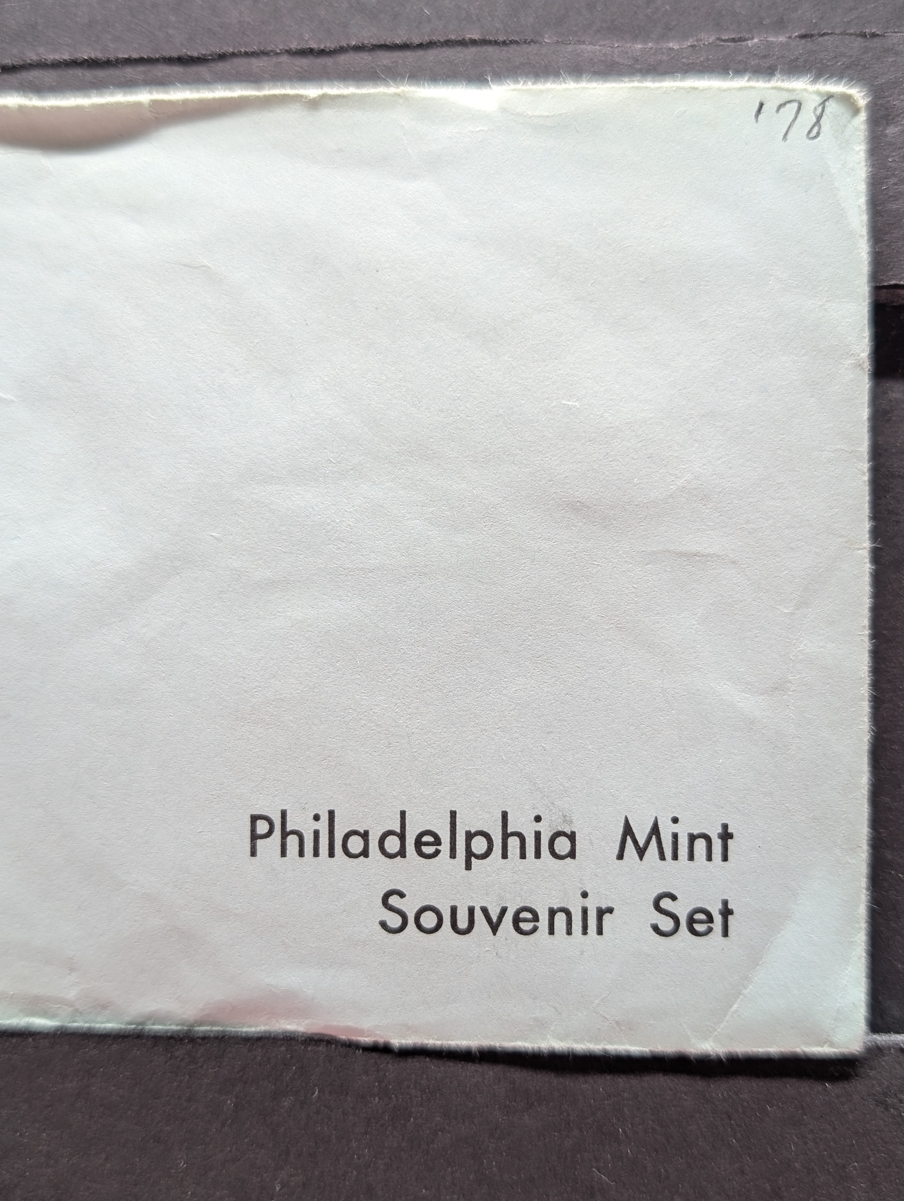 1978-P Souvenir Set, Partially Open