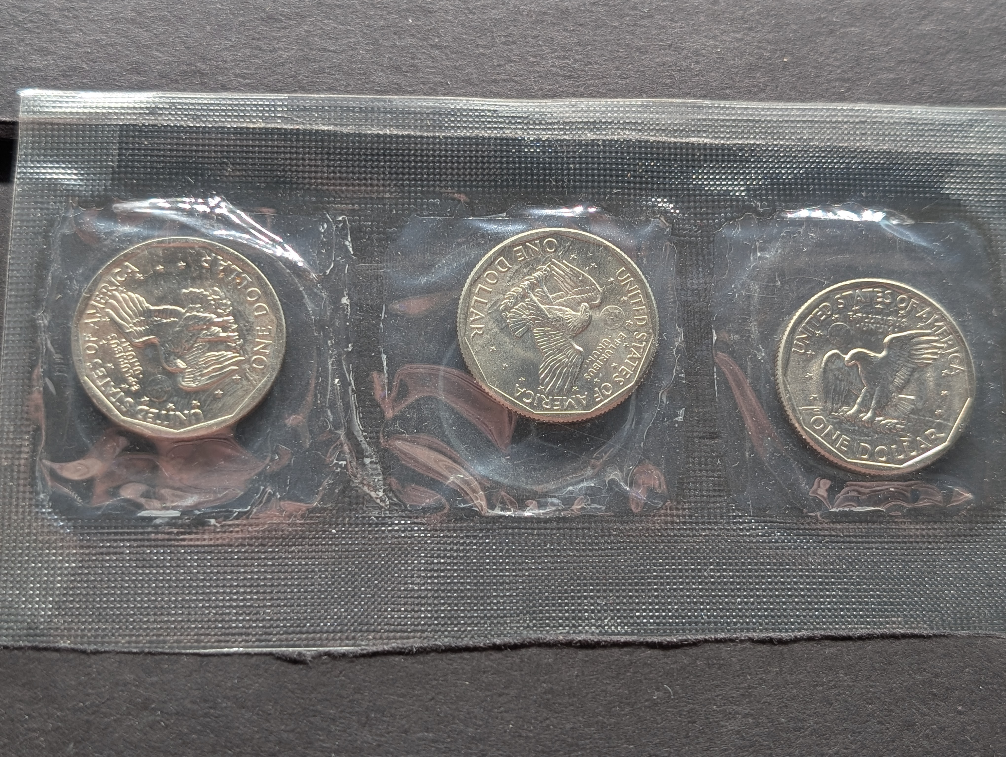 1979-P,D, & S Susan B. Anthony Dollars - Filled S
