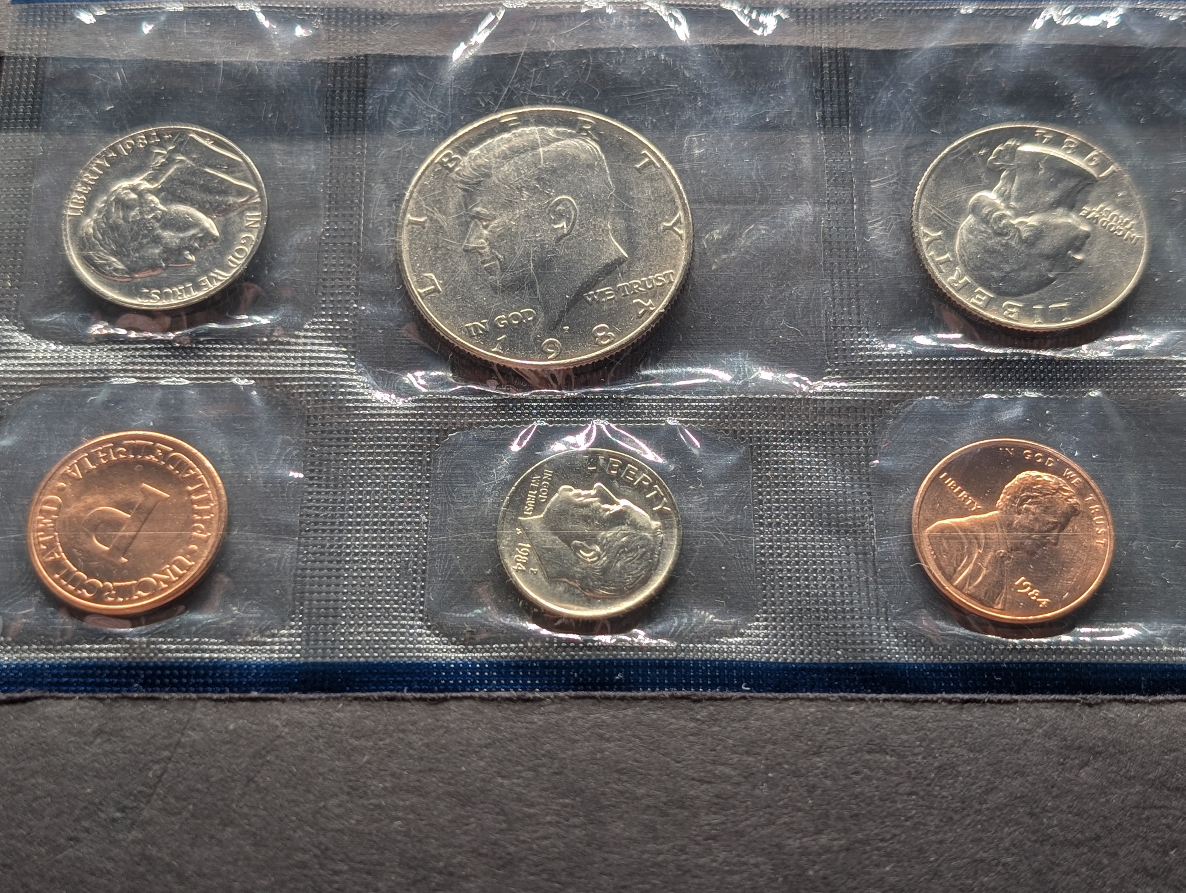 1984-P&D Unc. U.S. Mint Set in OGP w/ COA