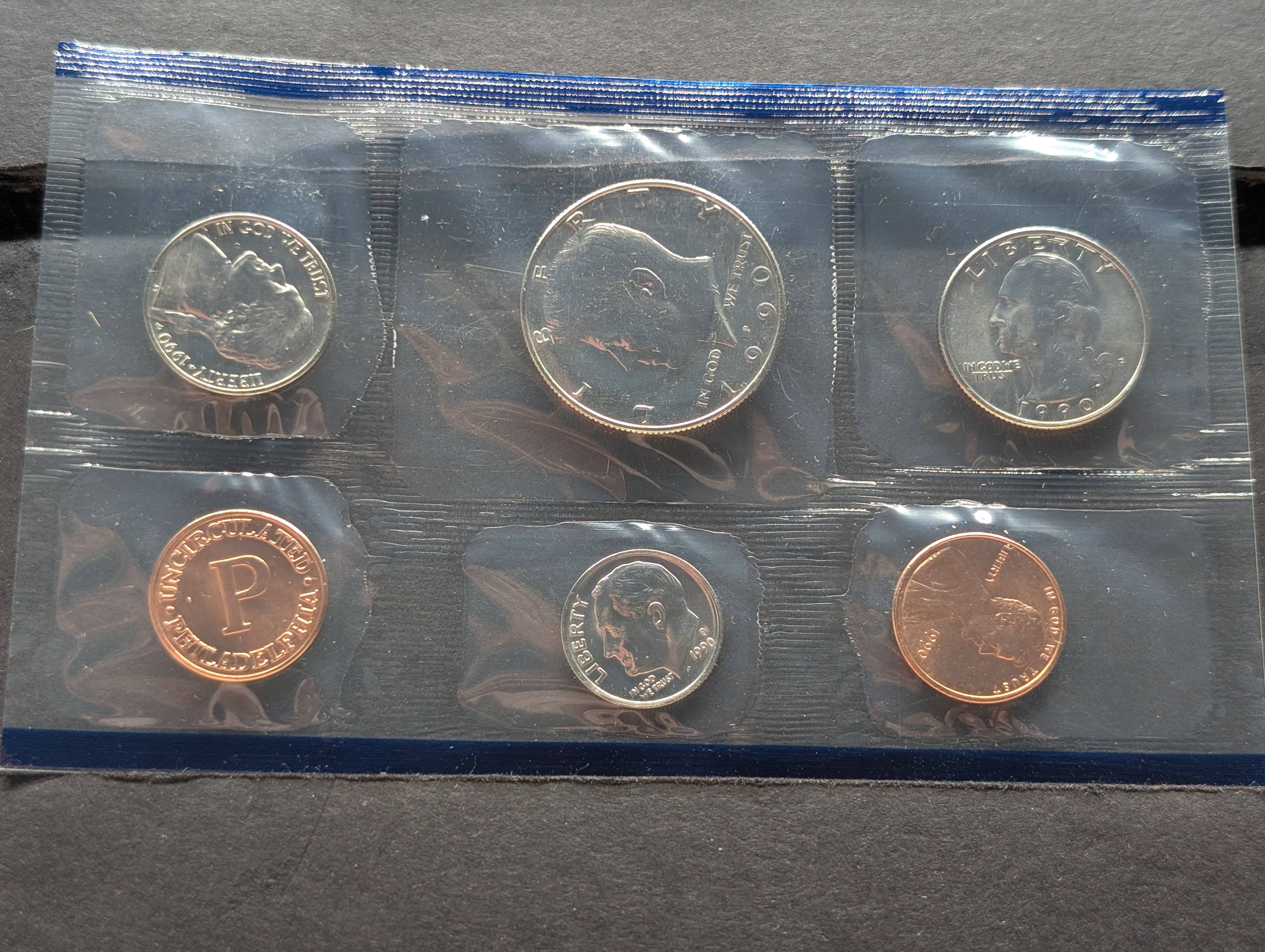 1990-P&D Unc. U.S. Mint Set in OGP w/ COA