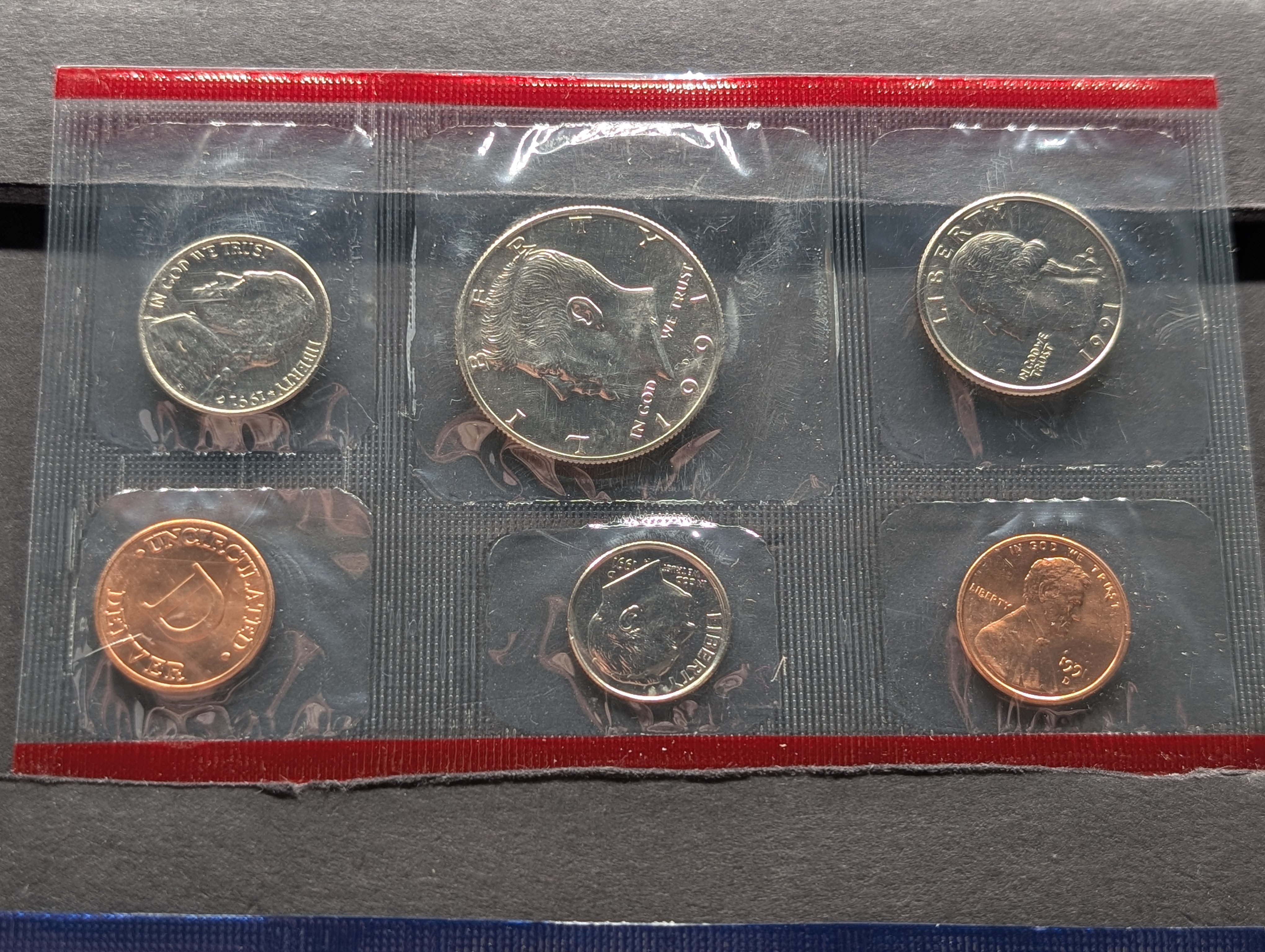 1991-P&D Unc. U.S. Mint Set in OGP w/ COA