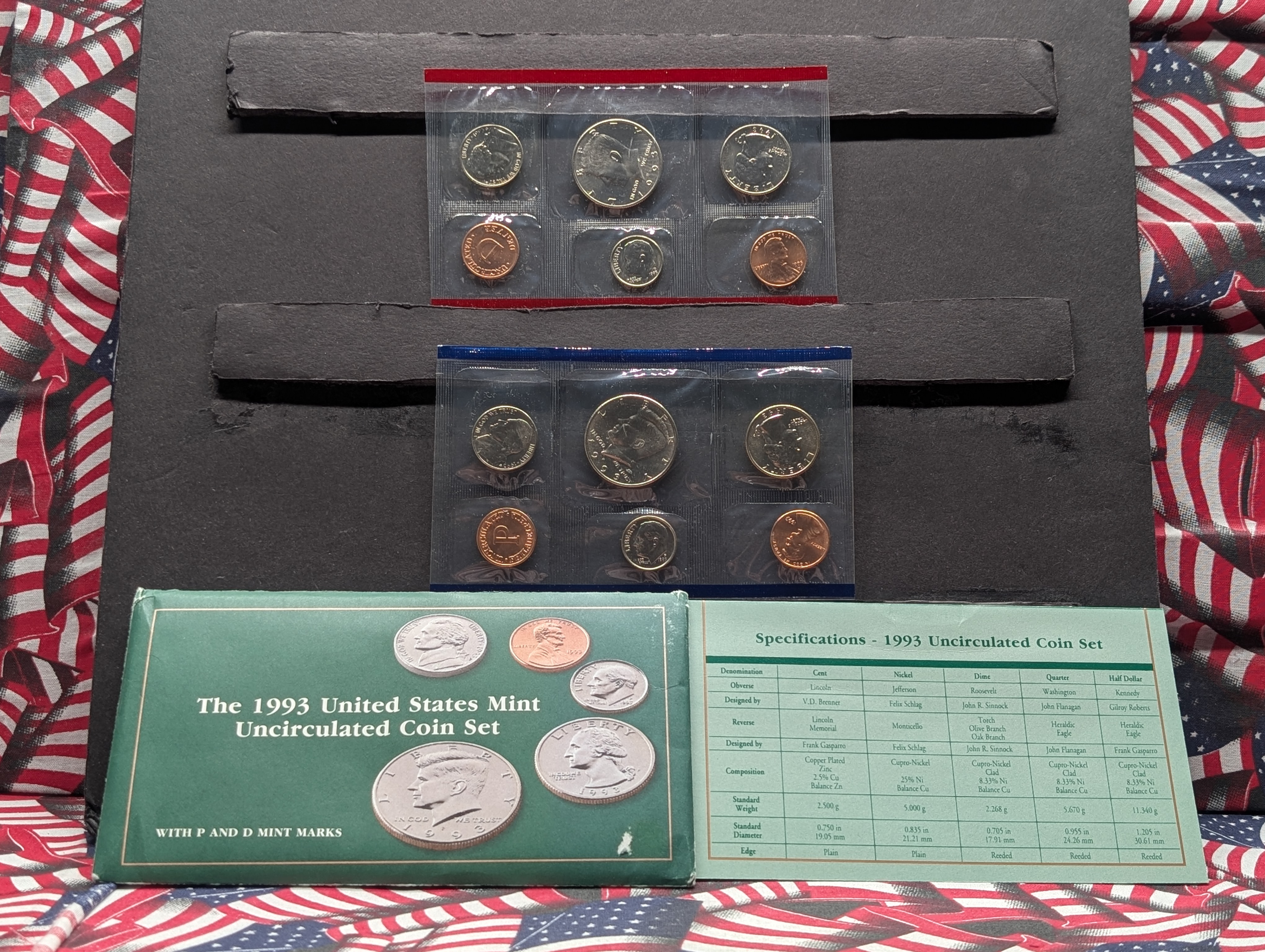 1993-P&D Unc. U.S. Mint Set in OGP w/ COA