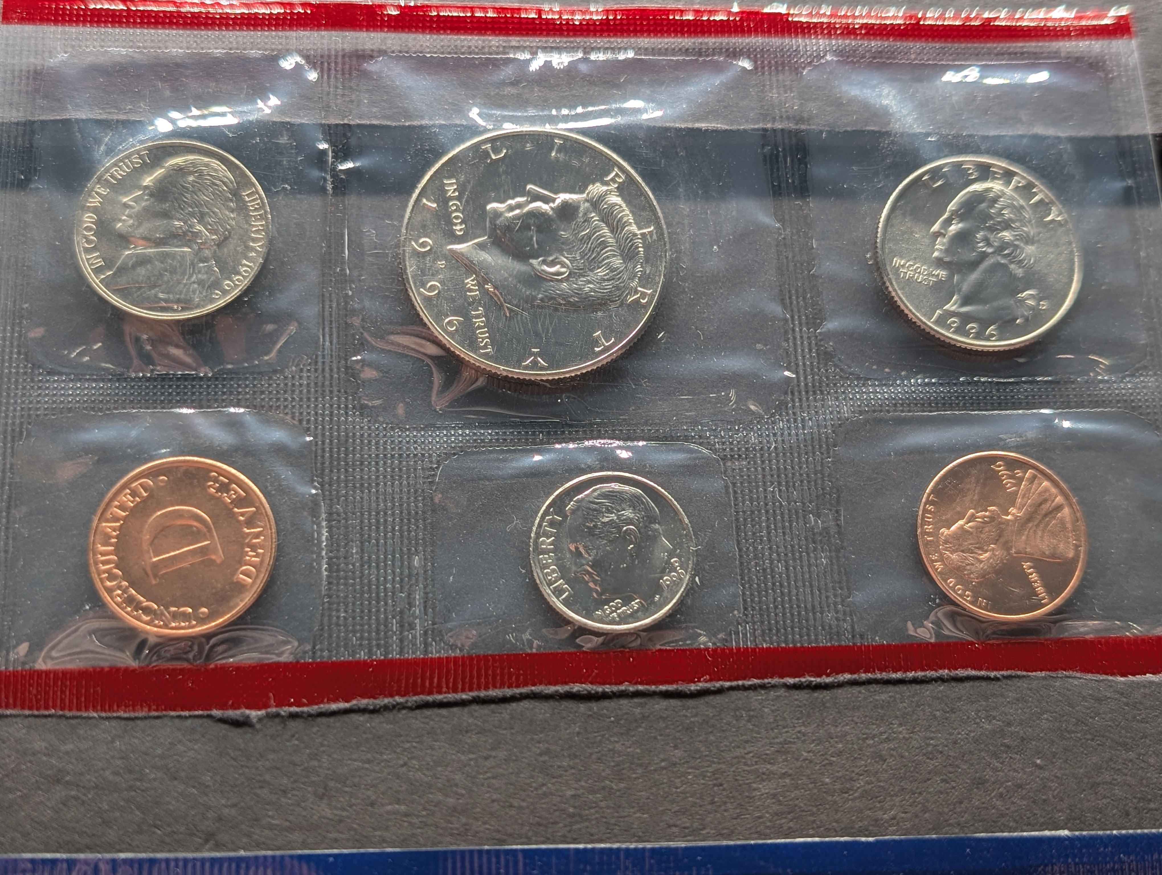 1996-P&D Unc. U.S. Mint Set in OGP w/ COA