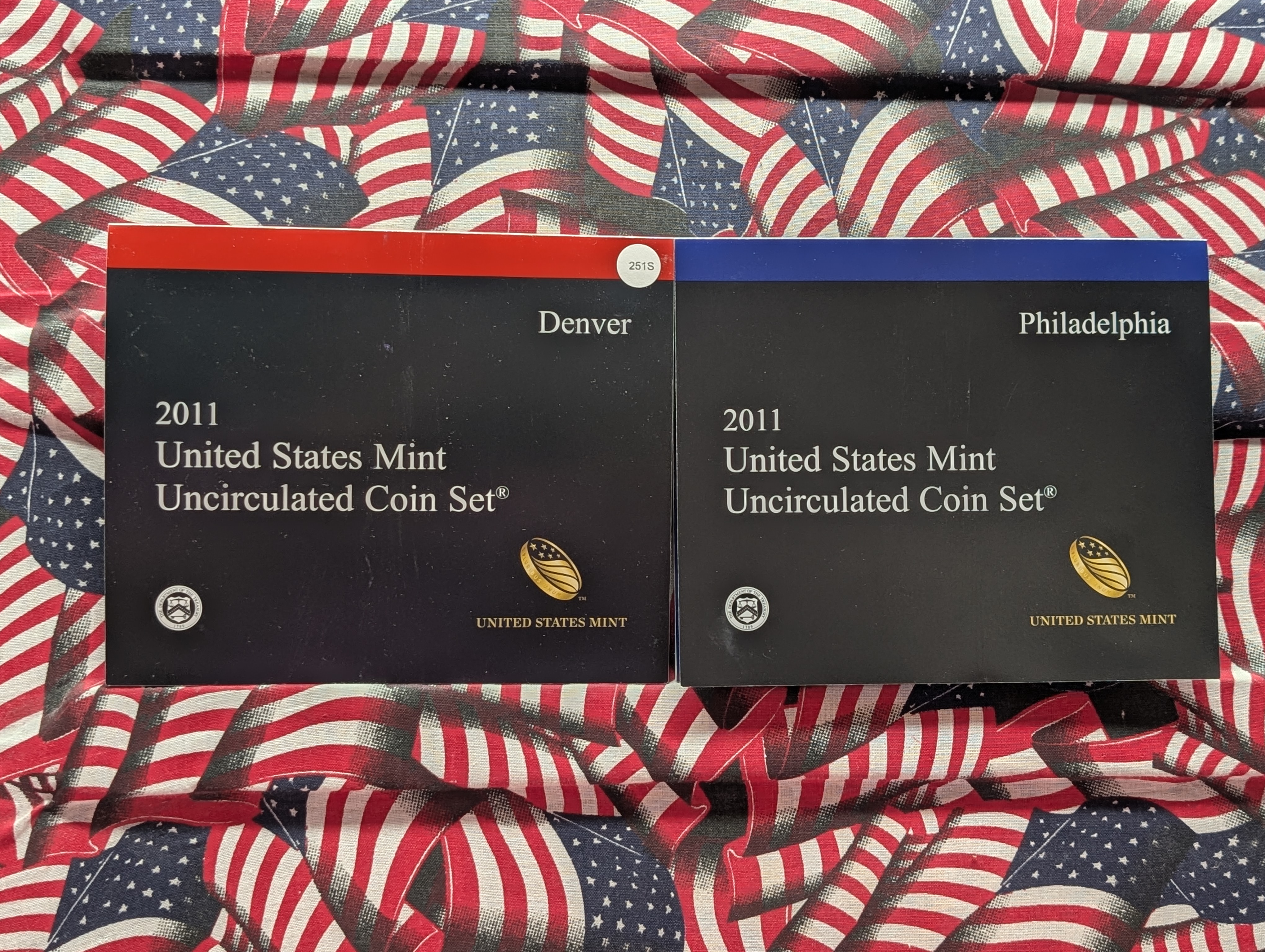 2011-P&D U.S. Mint Unc. Set with Territorial Quarters, 4 Presidential Dollars, 1 Sacagawea Dollar In OGP w/COA