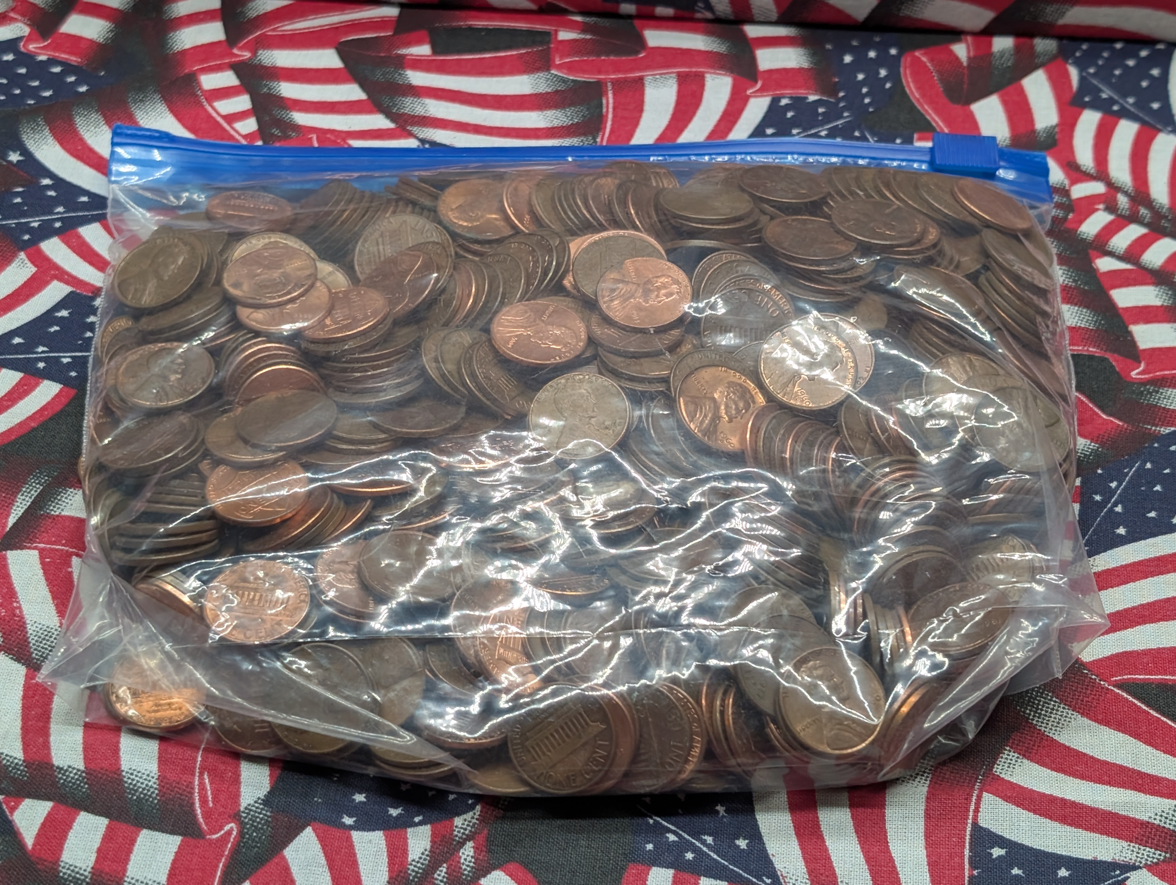 5 Pounds Mixed Memorial and Shield Lincoln Cents