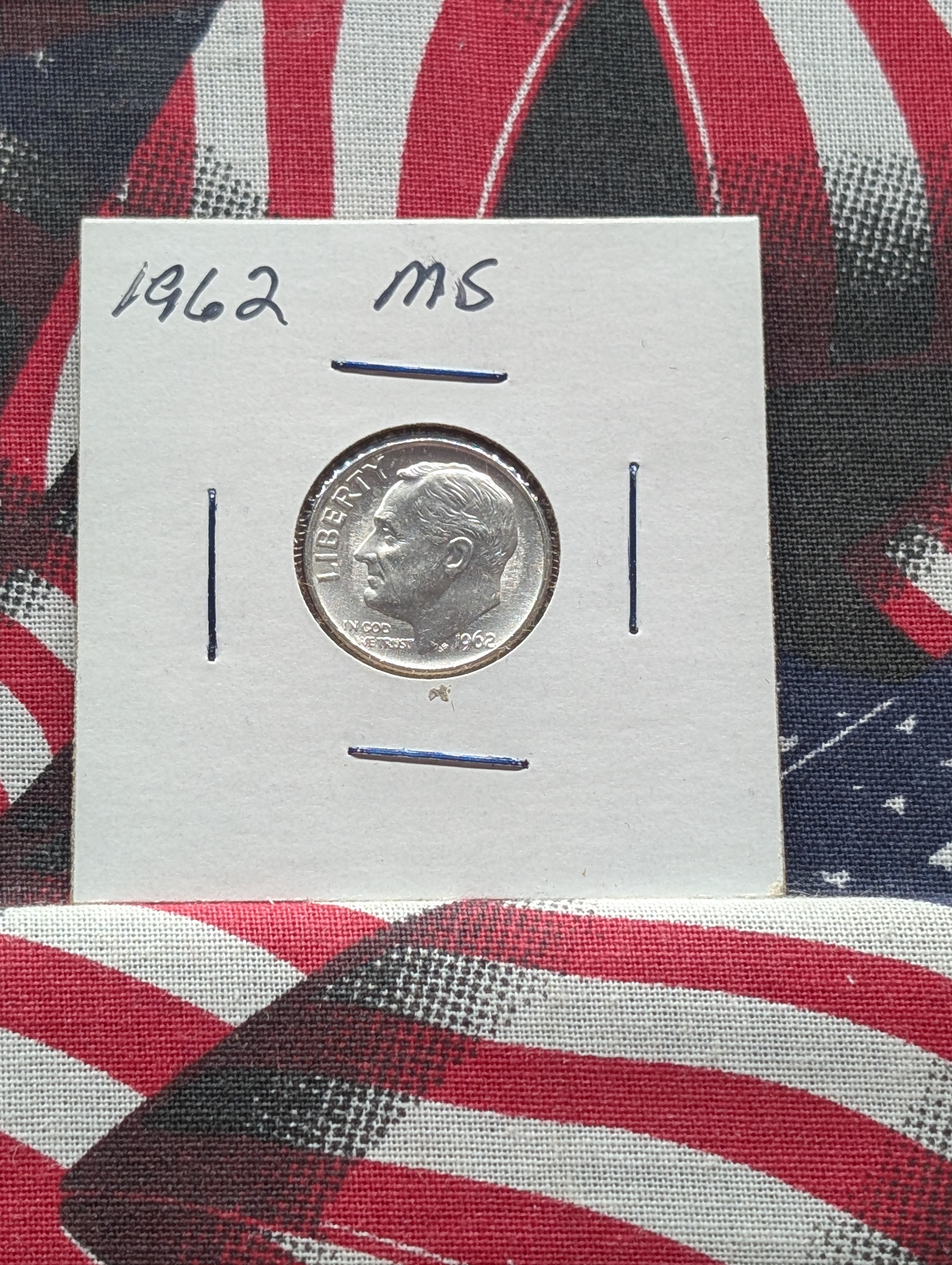 1962-P Roosevelt Dime, 90% Silver
