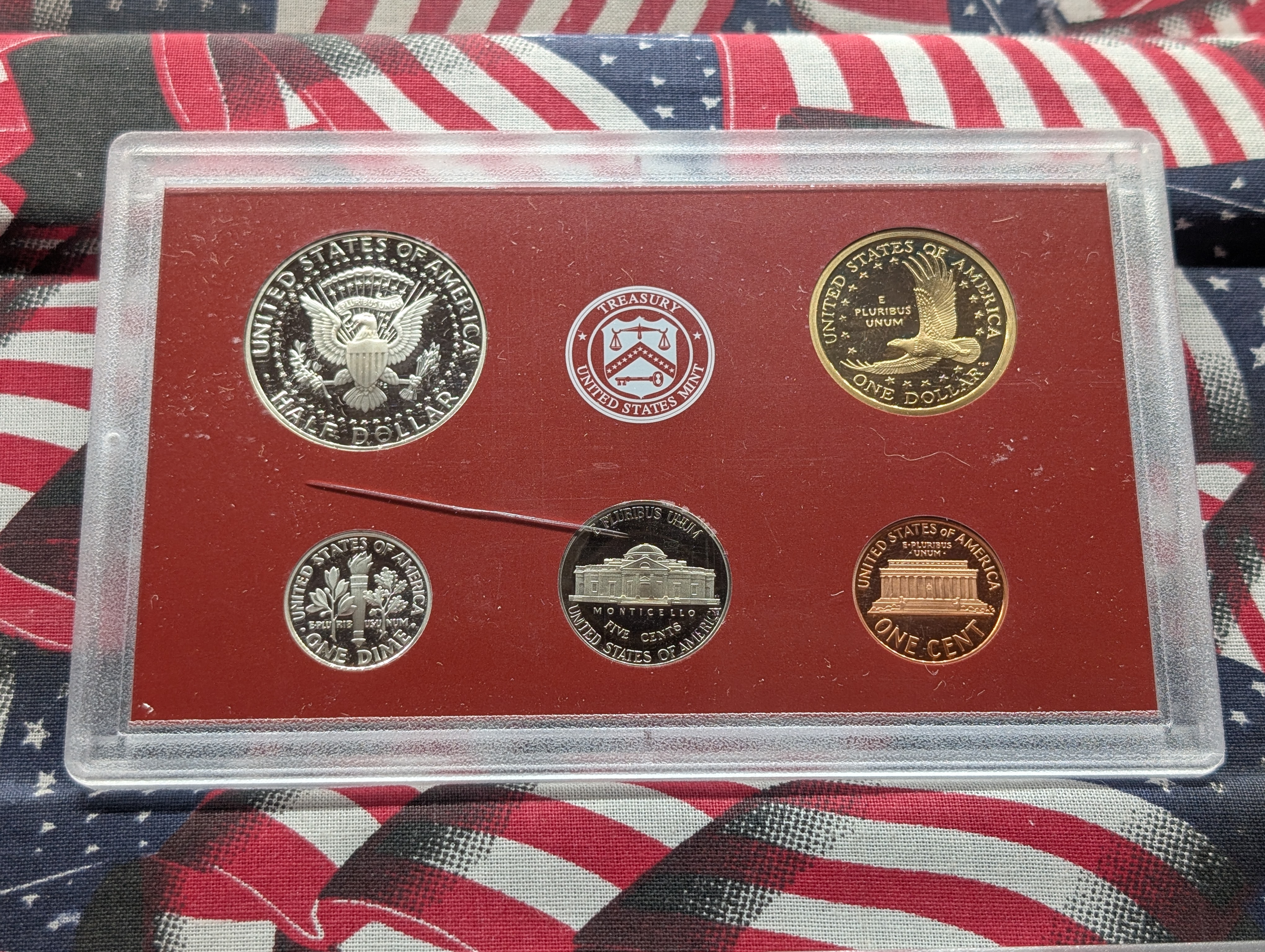 2006-S U.S. Mint Silver Proof Set In OGP With COA, Seven 90% Silver Coins