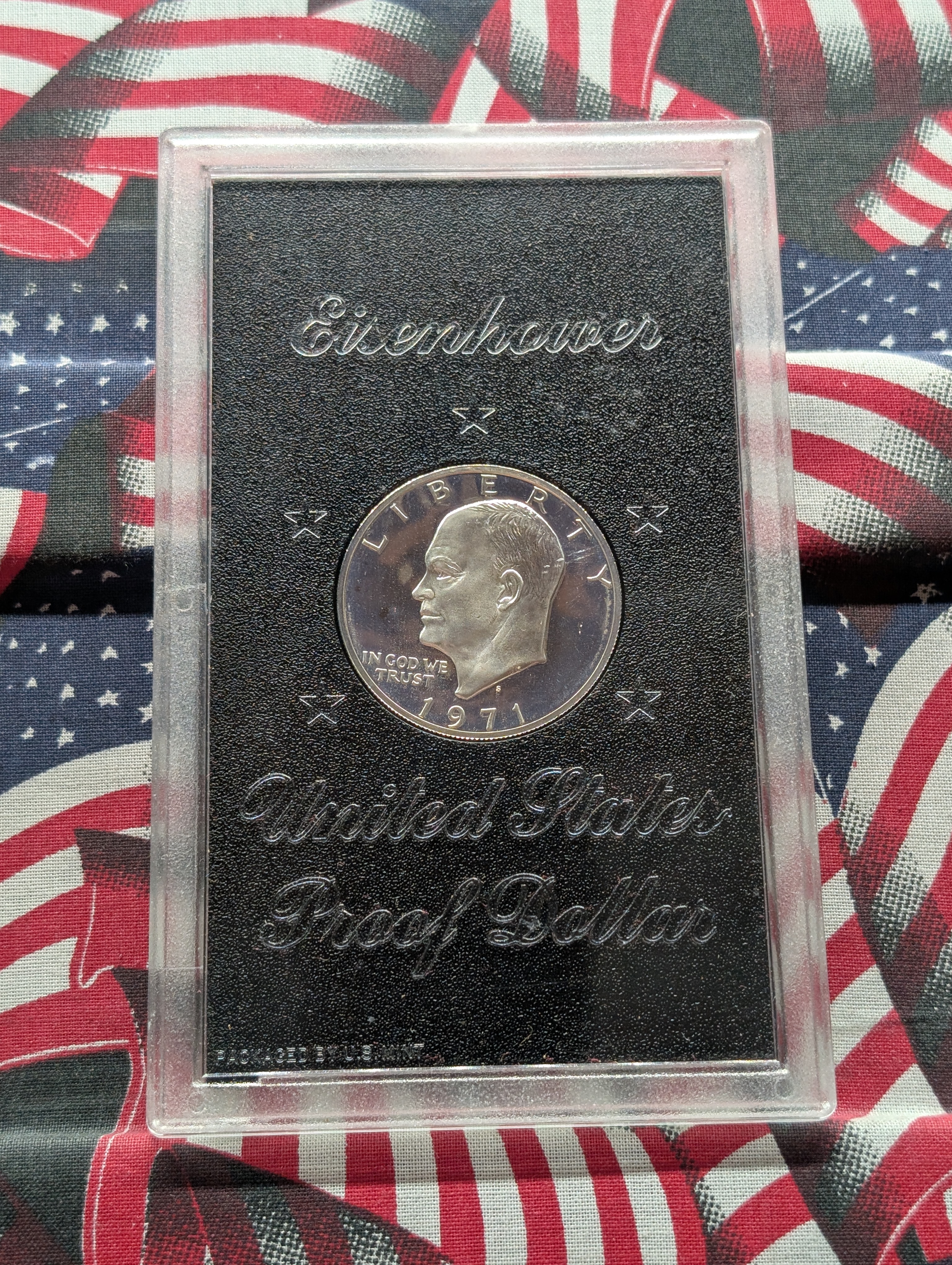 1971-S Eisenhower One Dollar, Uncirculated In Case, 40% Silver, No Box