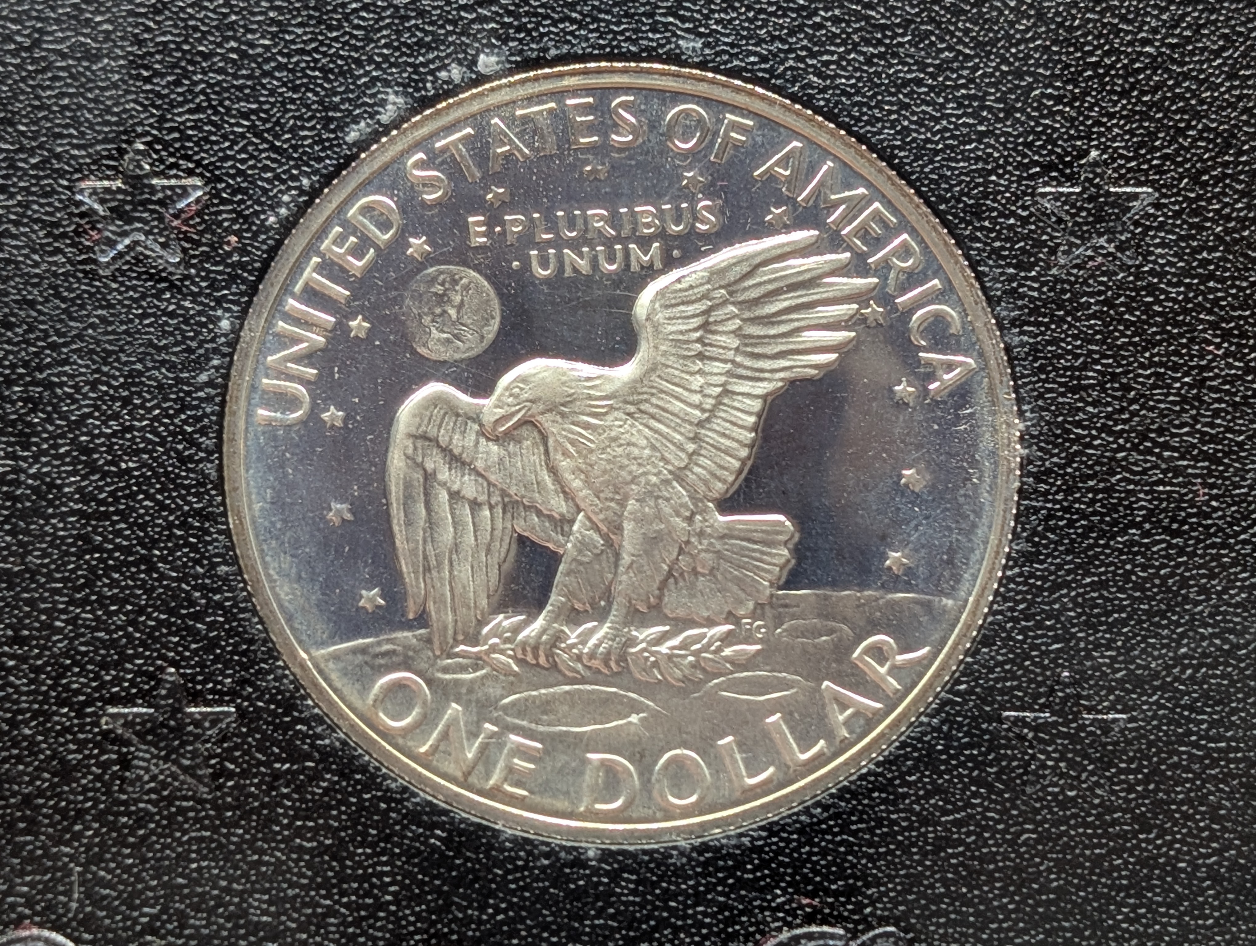 1971-S Eisenhower One Dollar, Uncirculated In Case, 40% Silver, No Box