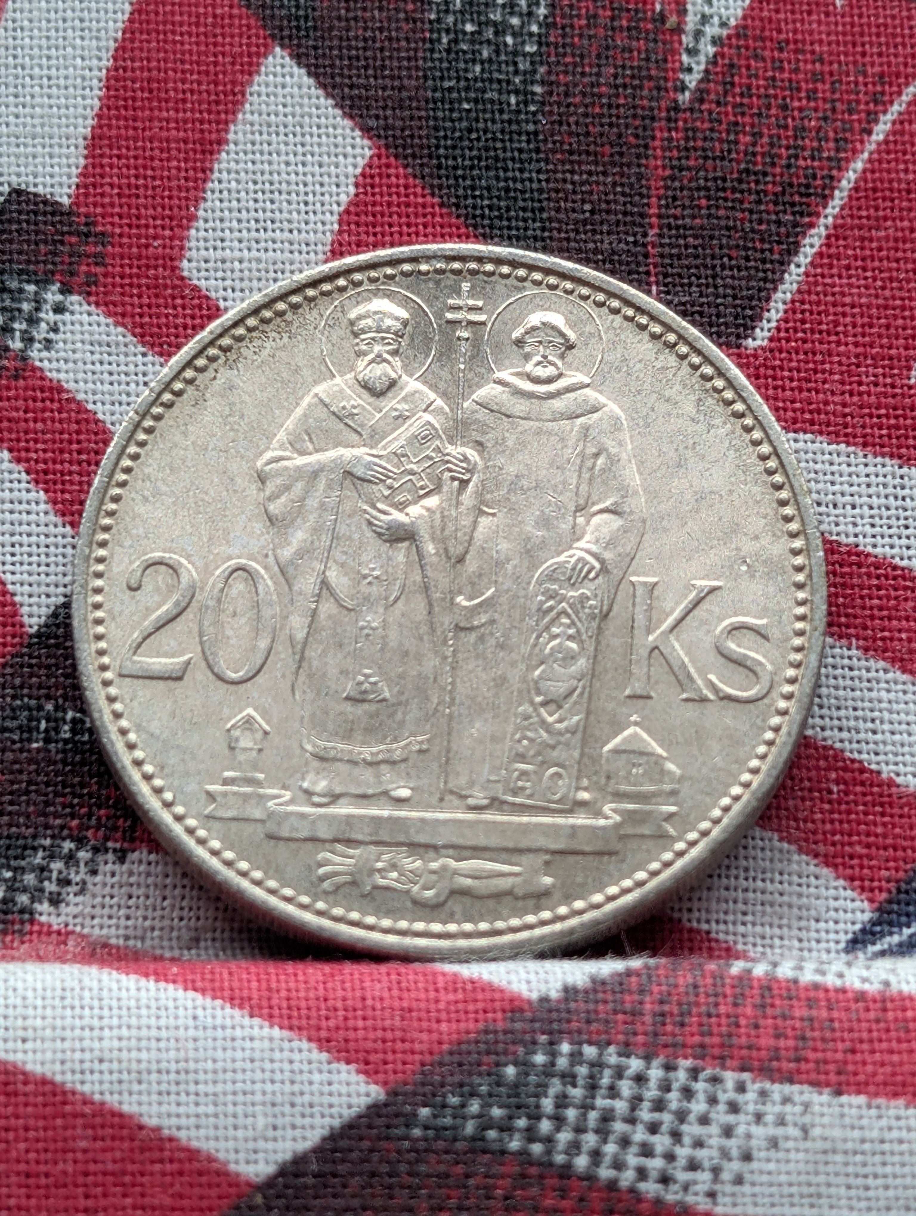 1941 Slovakia 20 Korun Coin, 50% Silver, 15g