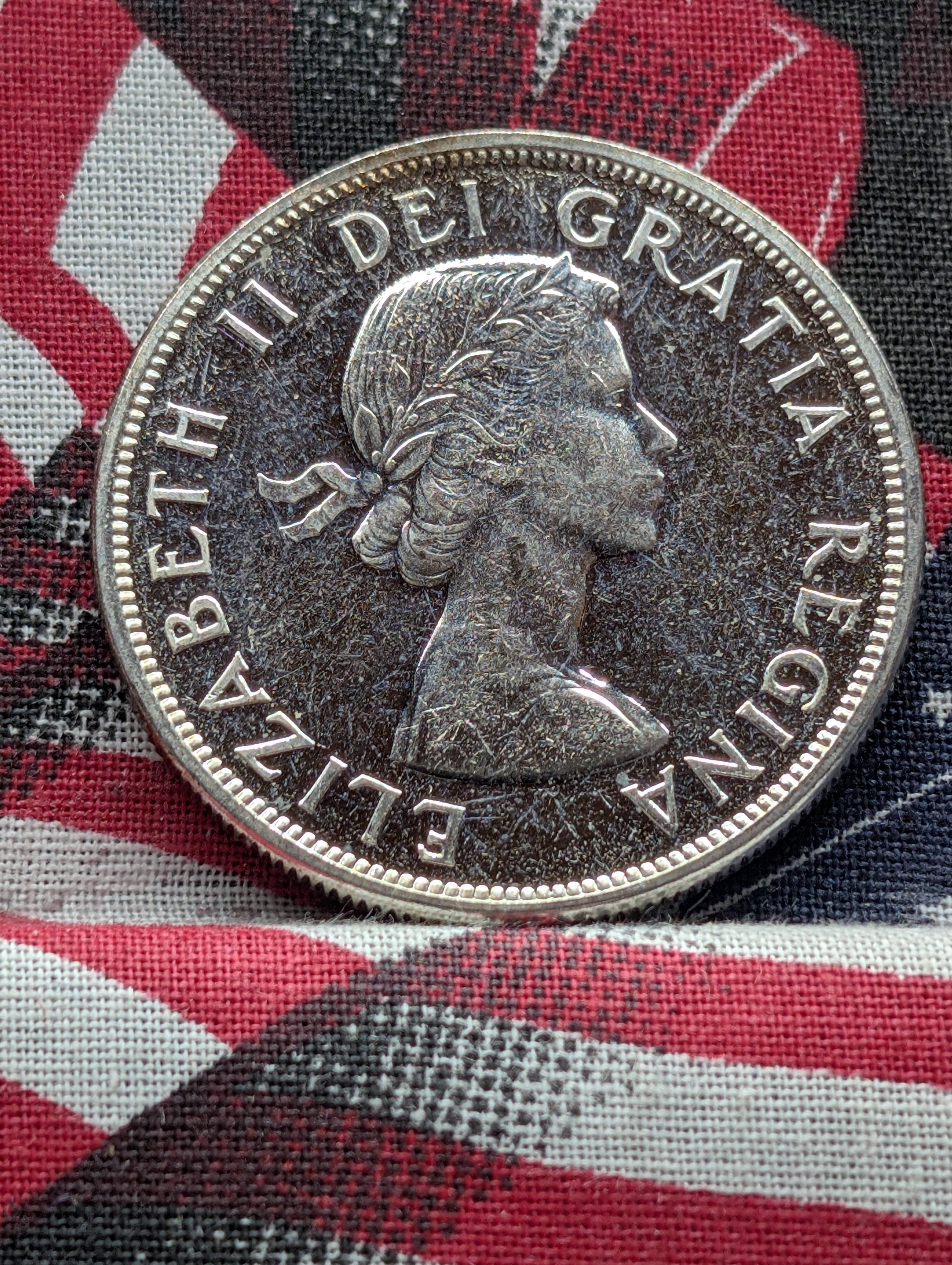 1962 Canada One Dollar, 80% Silver, 23.327g
