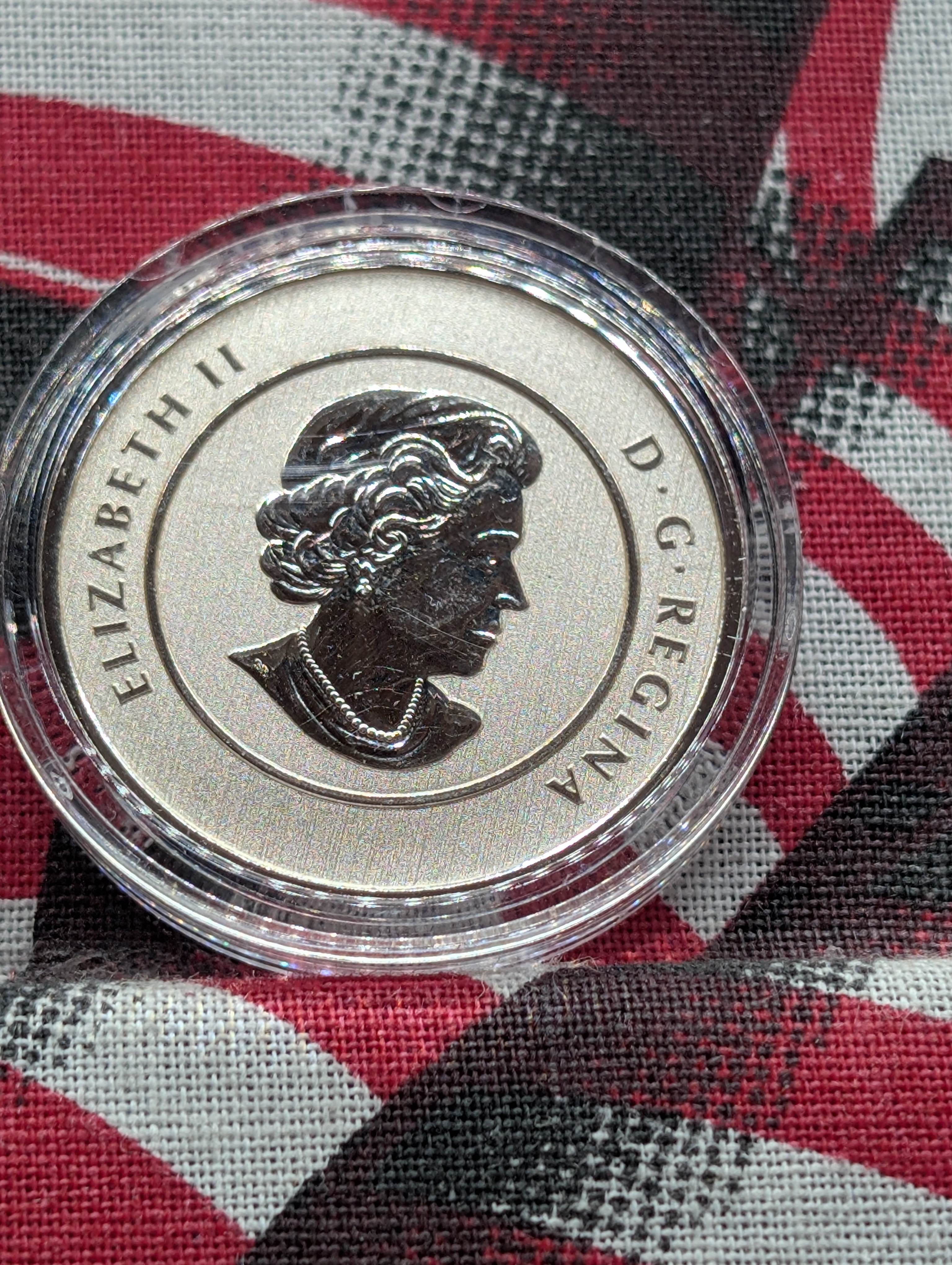 2013 Canada Twenty Dollars Silver Coin In Original Packaging, Wolf Design, 99.99% Silver, 7.96g