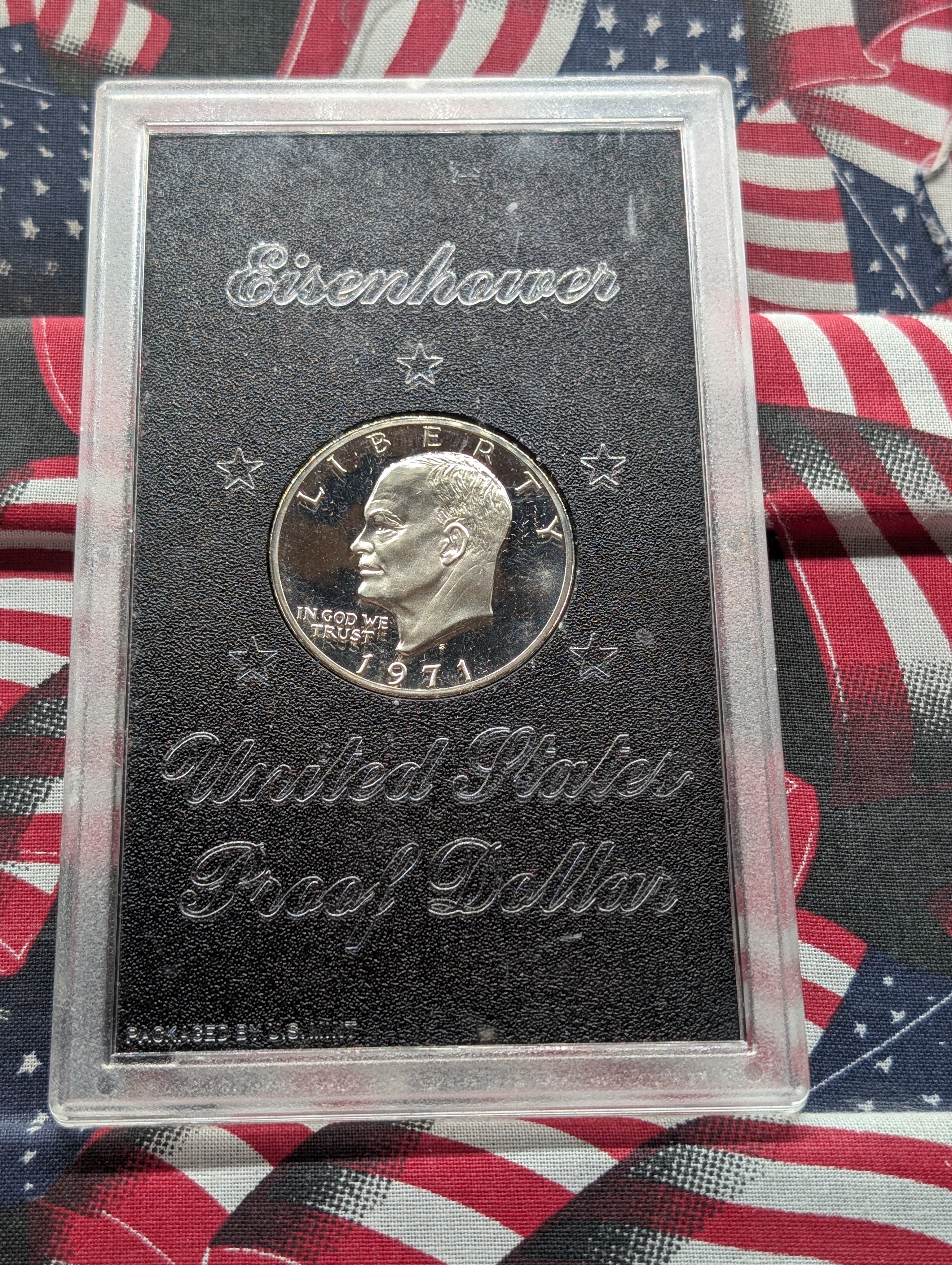 1971-S Eisenhower One Dollar, Uncirculated In Case, 40% Silver, No Box