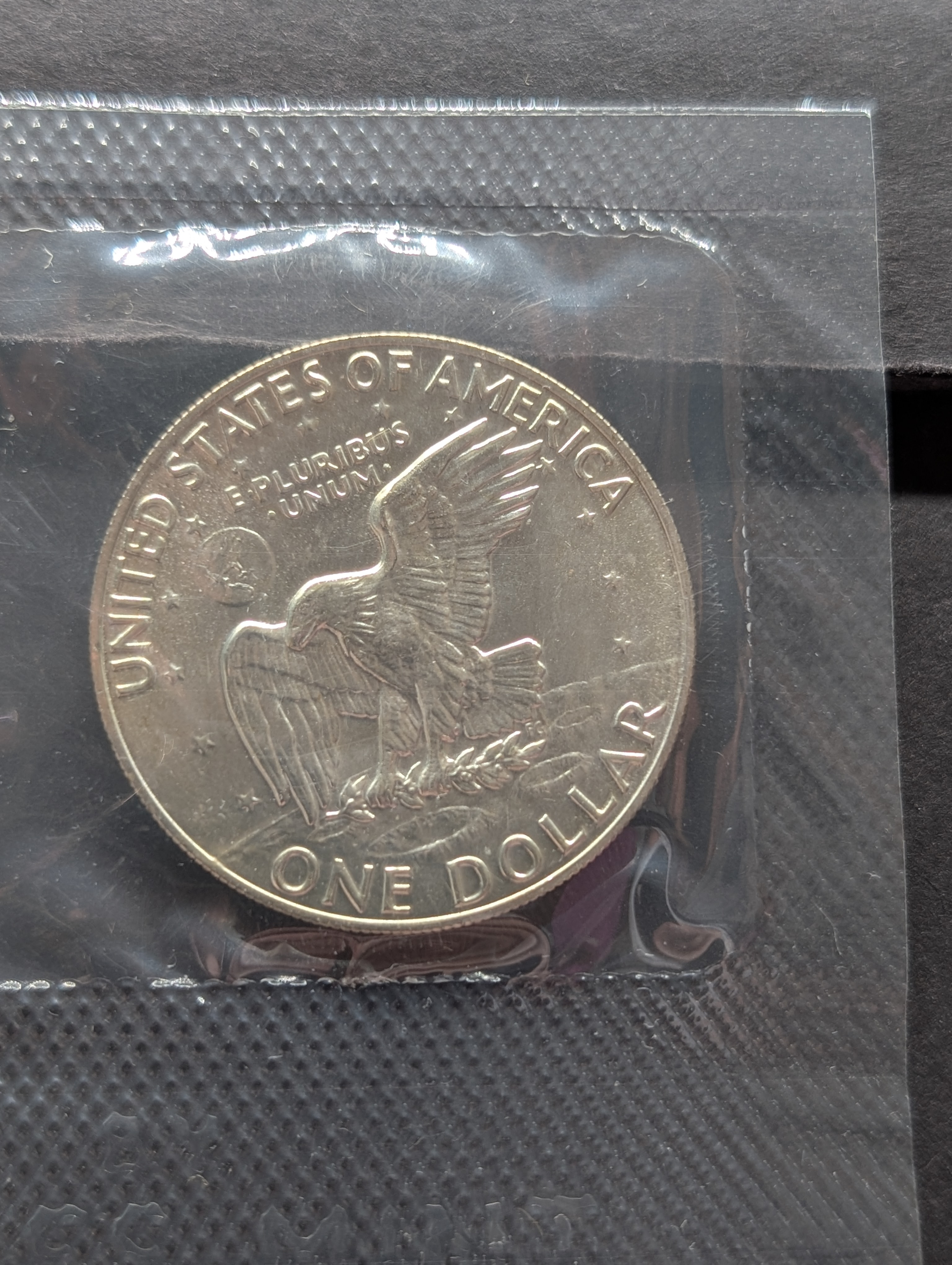 1974-S Eisenhower Uncirculated Silver Dollar In OGP, 40% Silver