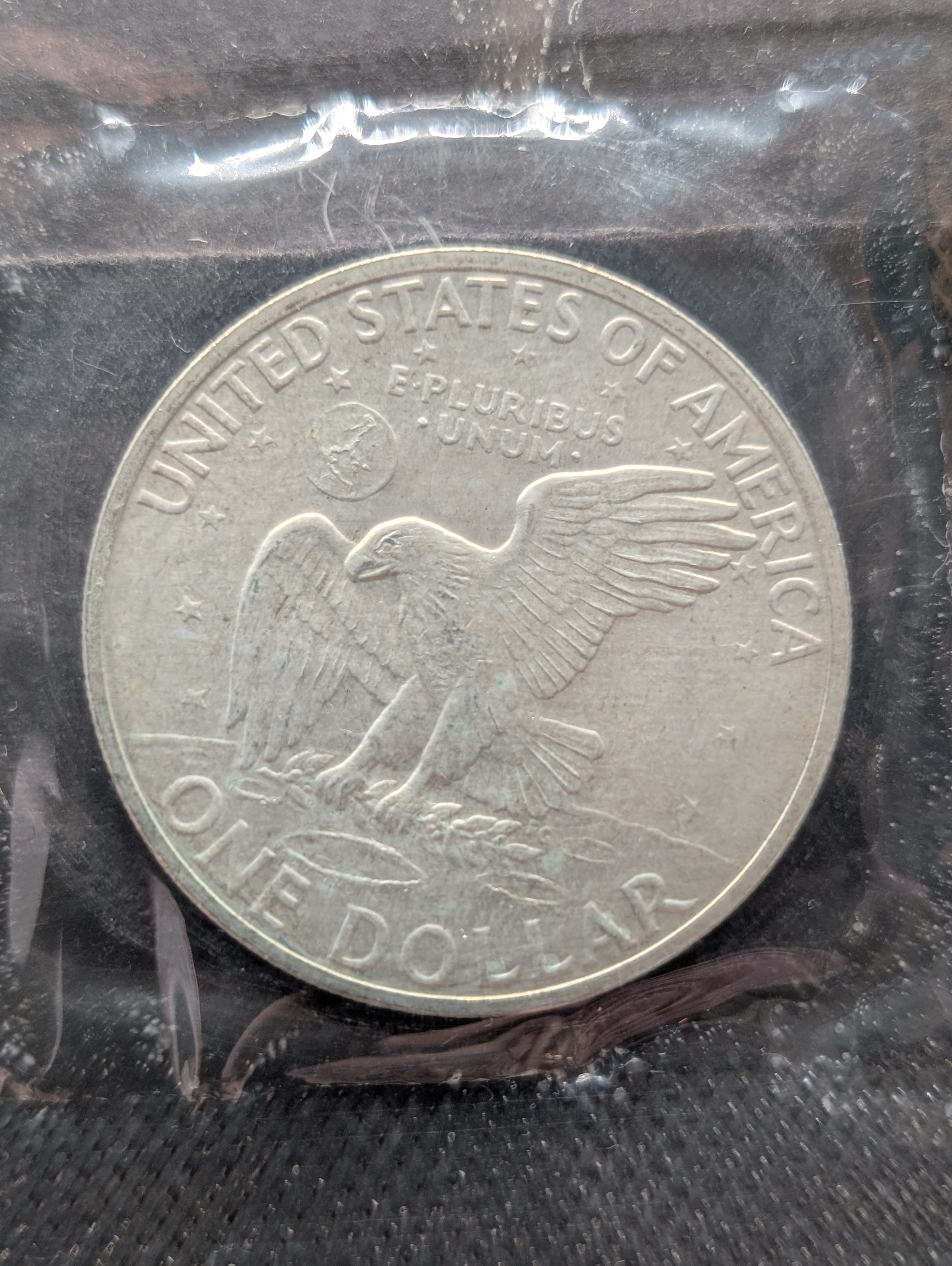 1971-S Eisenhower Uncirculated Silver Dollar In OGP, 40% Silver
