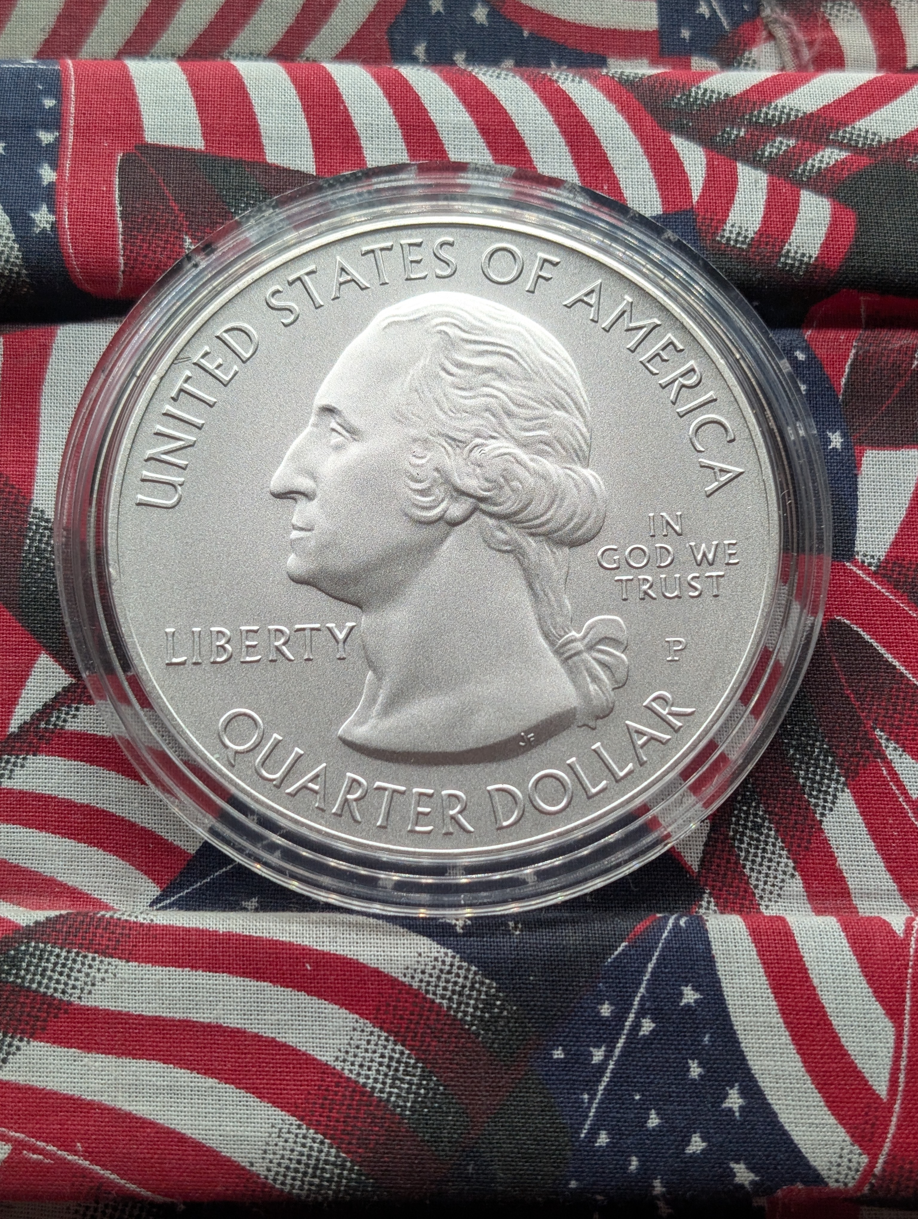 2014-P Colorado, Great Sand Dunes National Park America The Beautiful Five Troy Ounces 99.9% Silver Uncirculated Coin In OGP With COA,