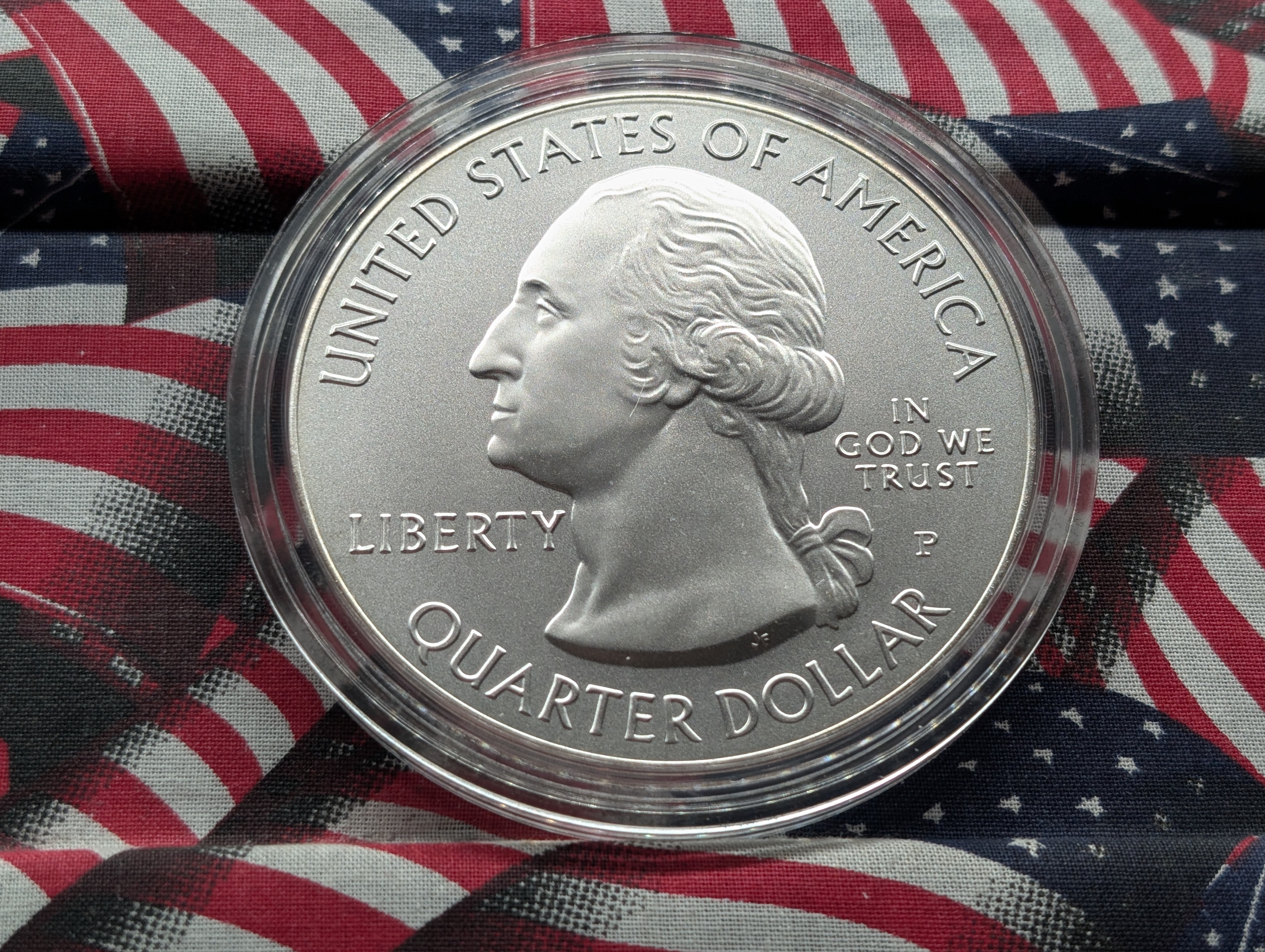 2010-P Arkansas, Hot Springs National Park America The Beautiful Five Troy Ounces 99.9% Silver Uncirculated Coin In OGP With COA,