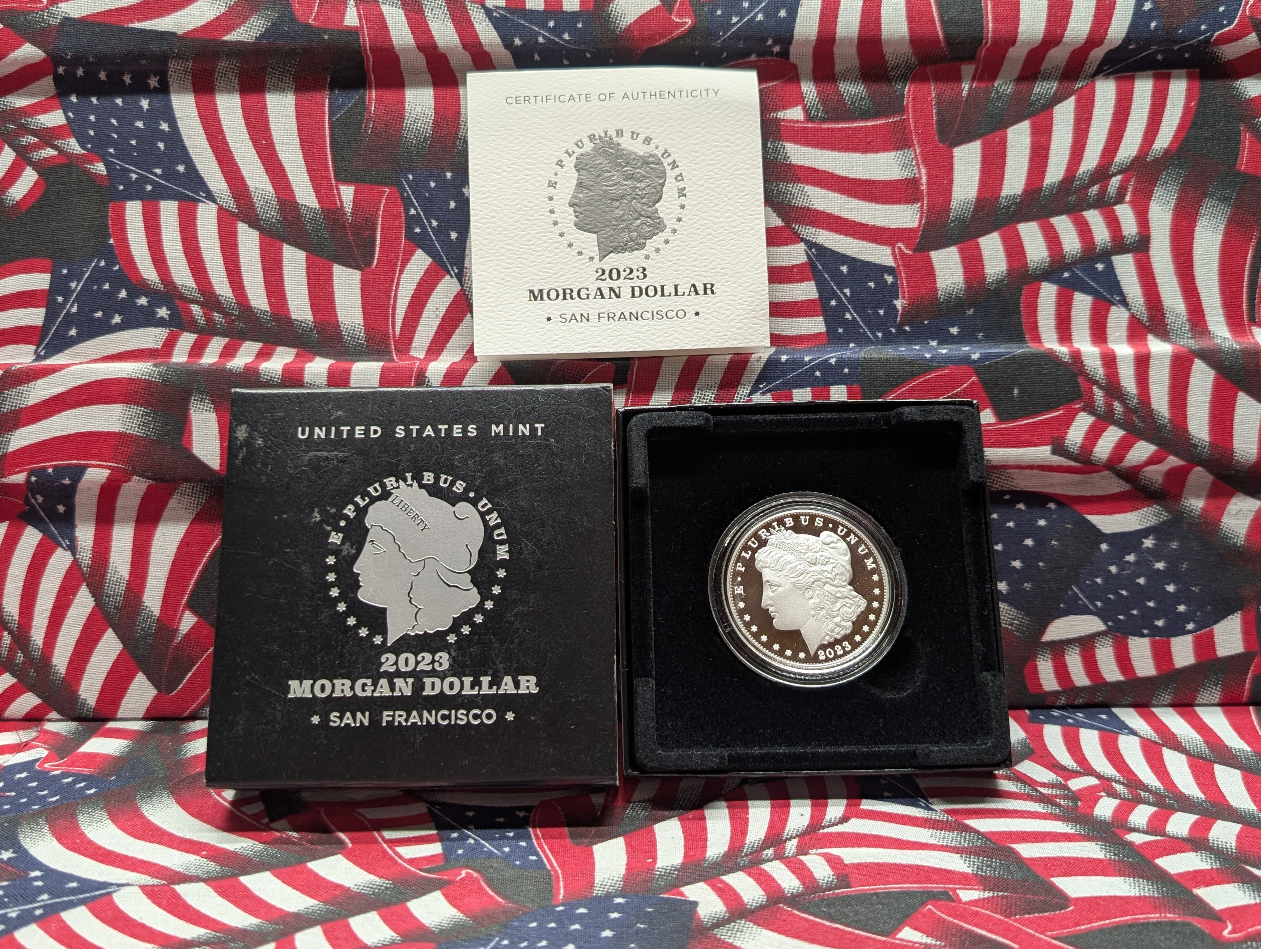 2023-S Proof Morgan Dollar In OGP With COA, 99.9% Silver, 0.859 Troy Ounce