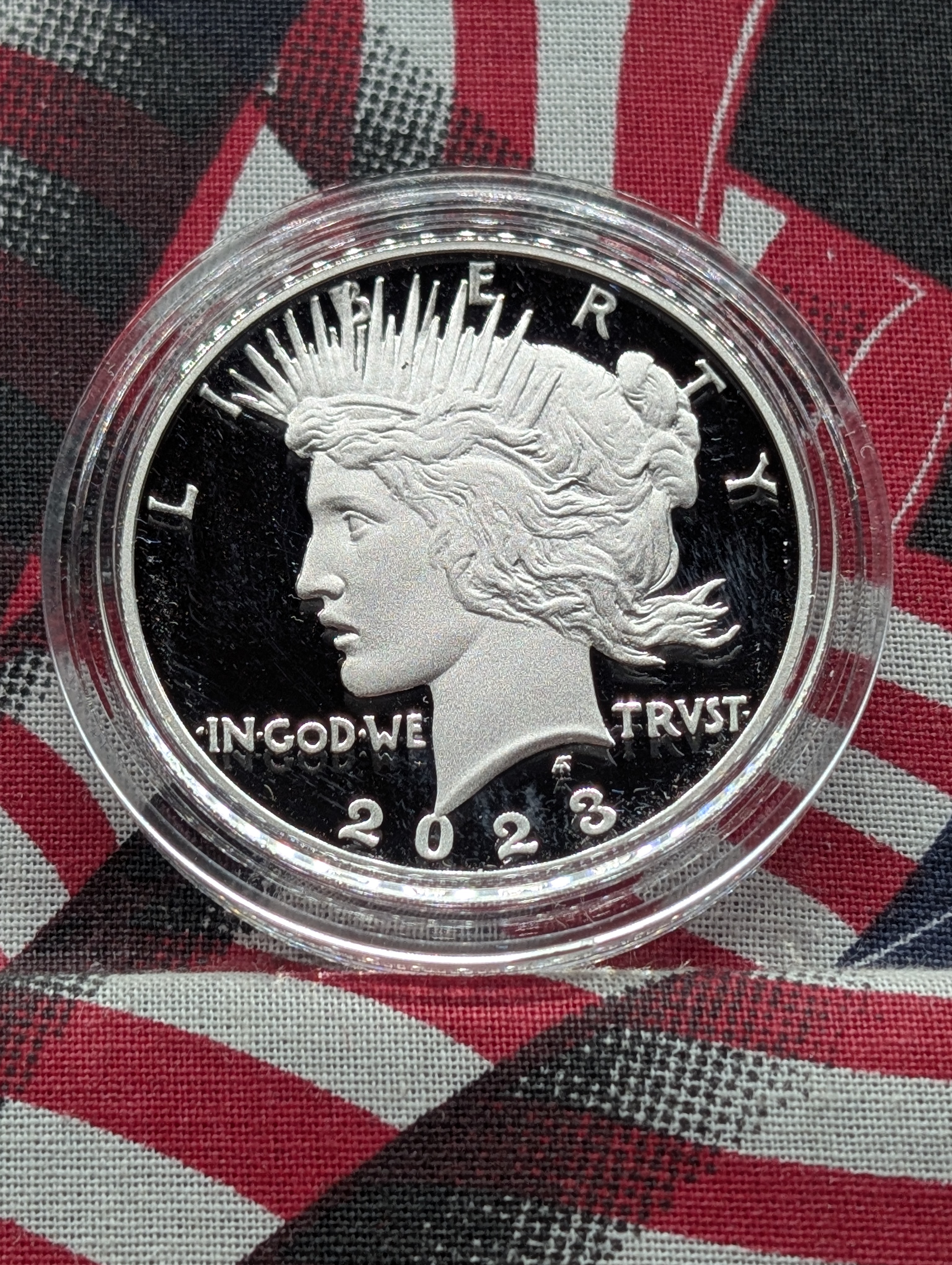 2023-S Proof Peace Dollar In OGP With COA, 99.9% Silver, 0.859 Troy Ounce