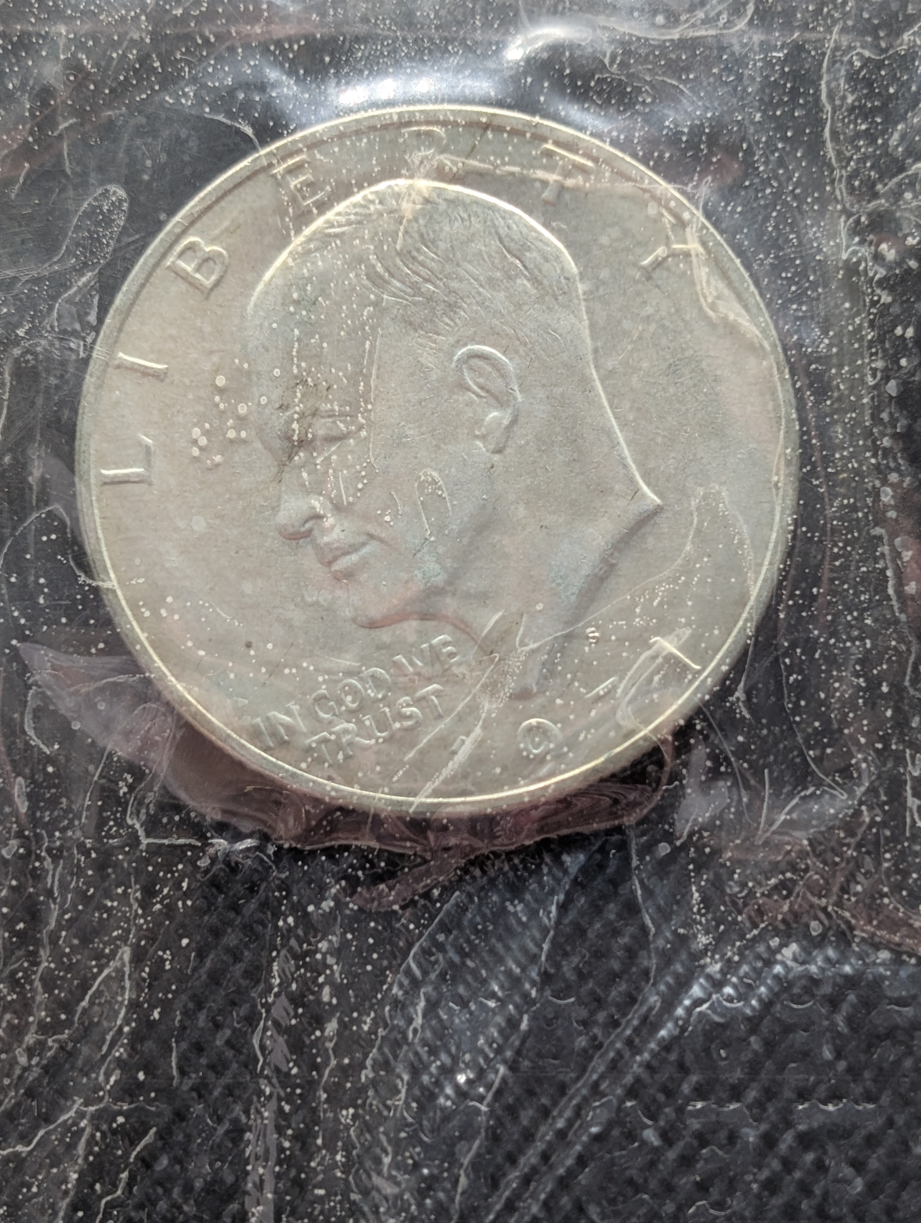 1971-S Eisenhower Uncirculated 40% Silver Dollar In OGP