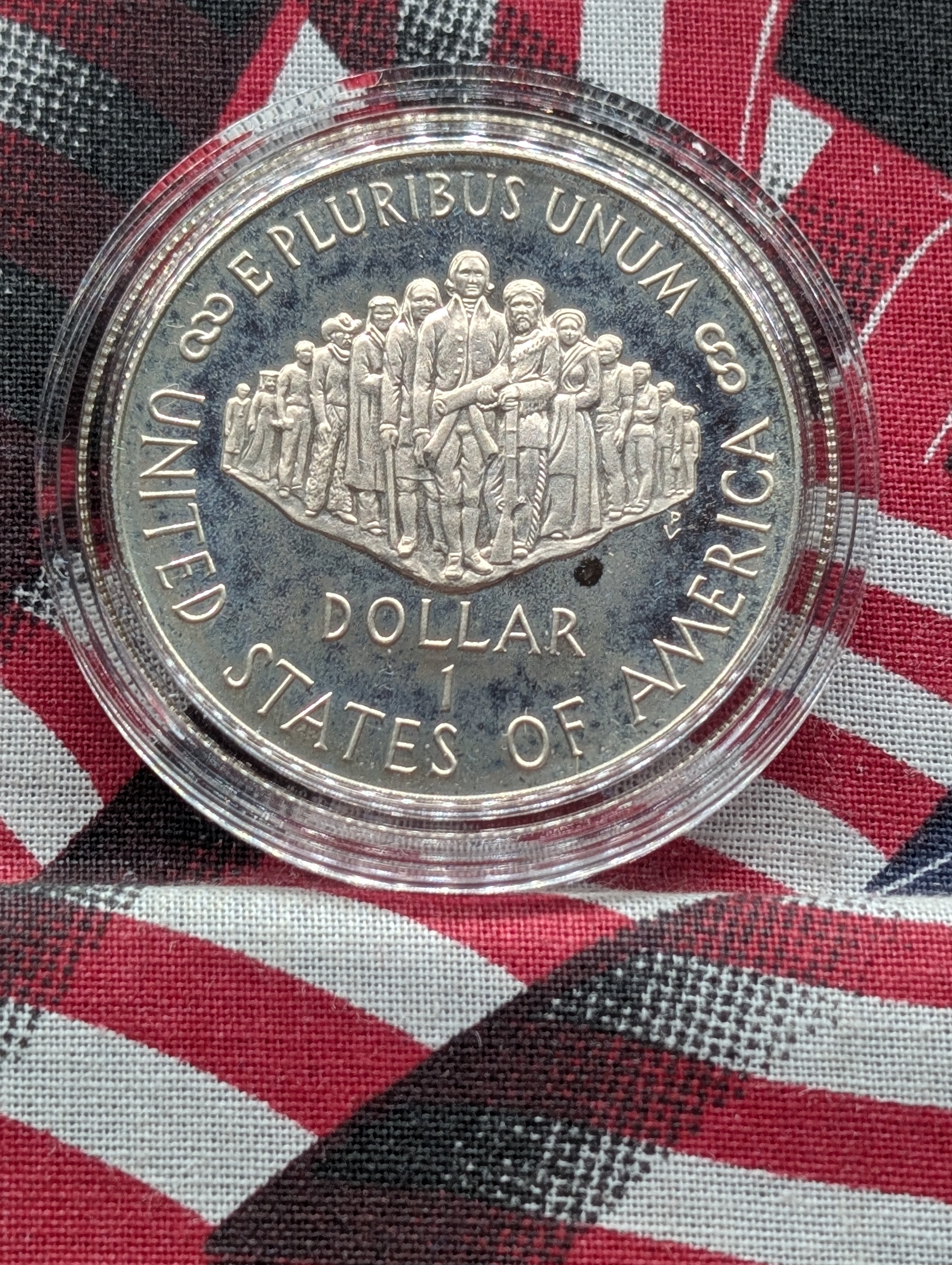 1987-S U.S. Constitution Coin In OGP With COA, 90% Silver