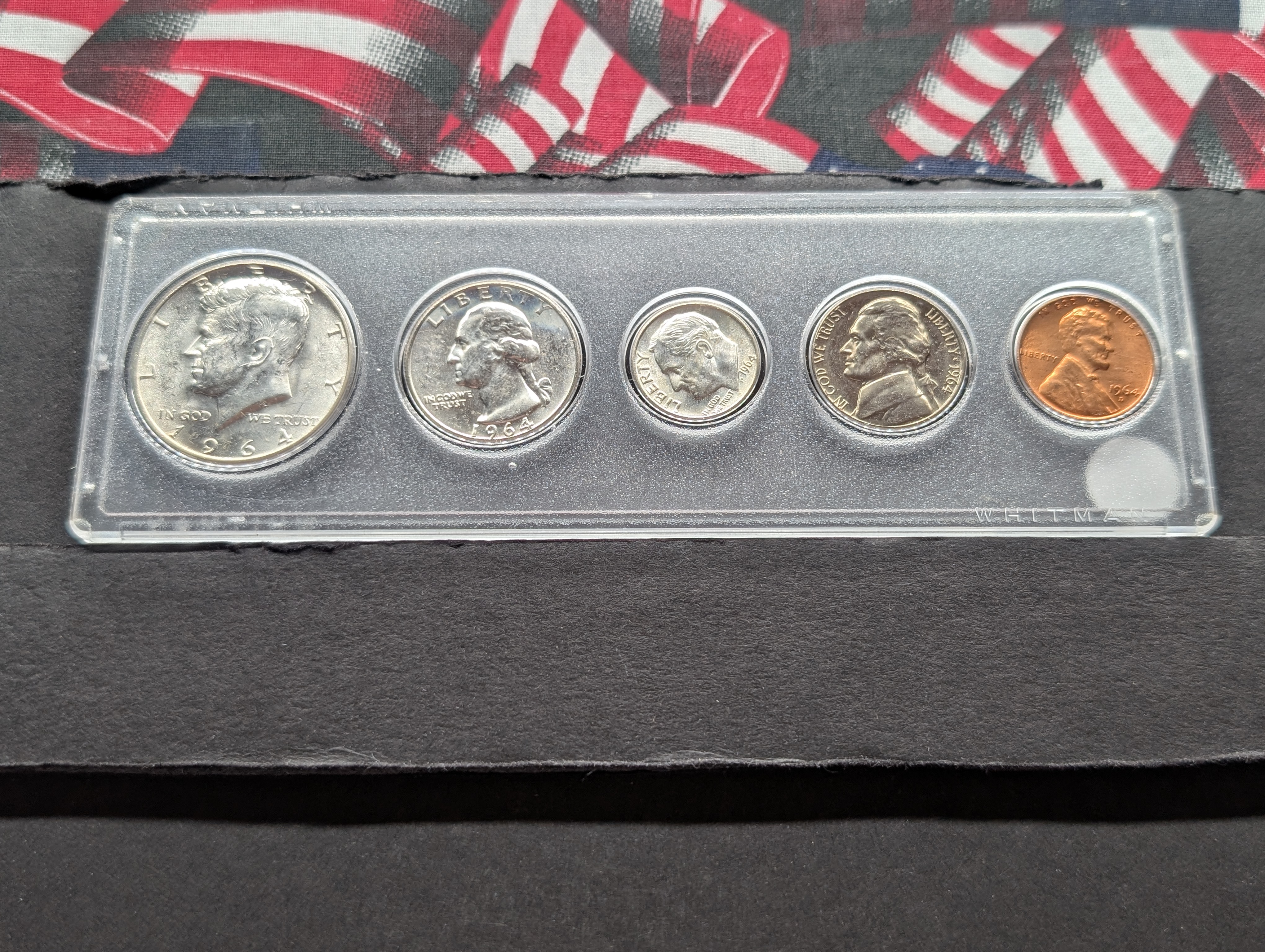 1964-D U.S. Coin Year Set - Includes (3) 90% Silver Coins