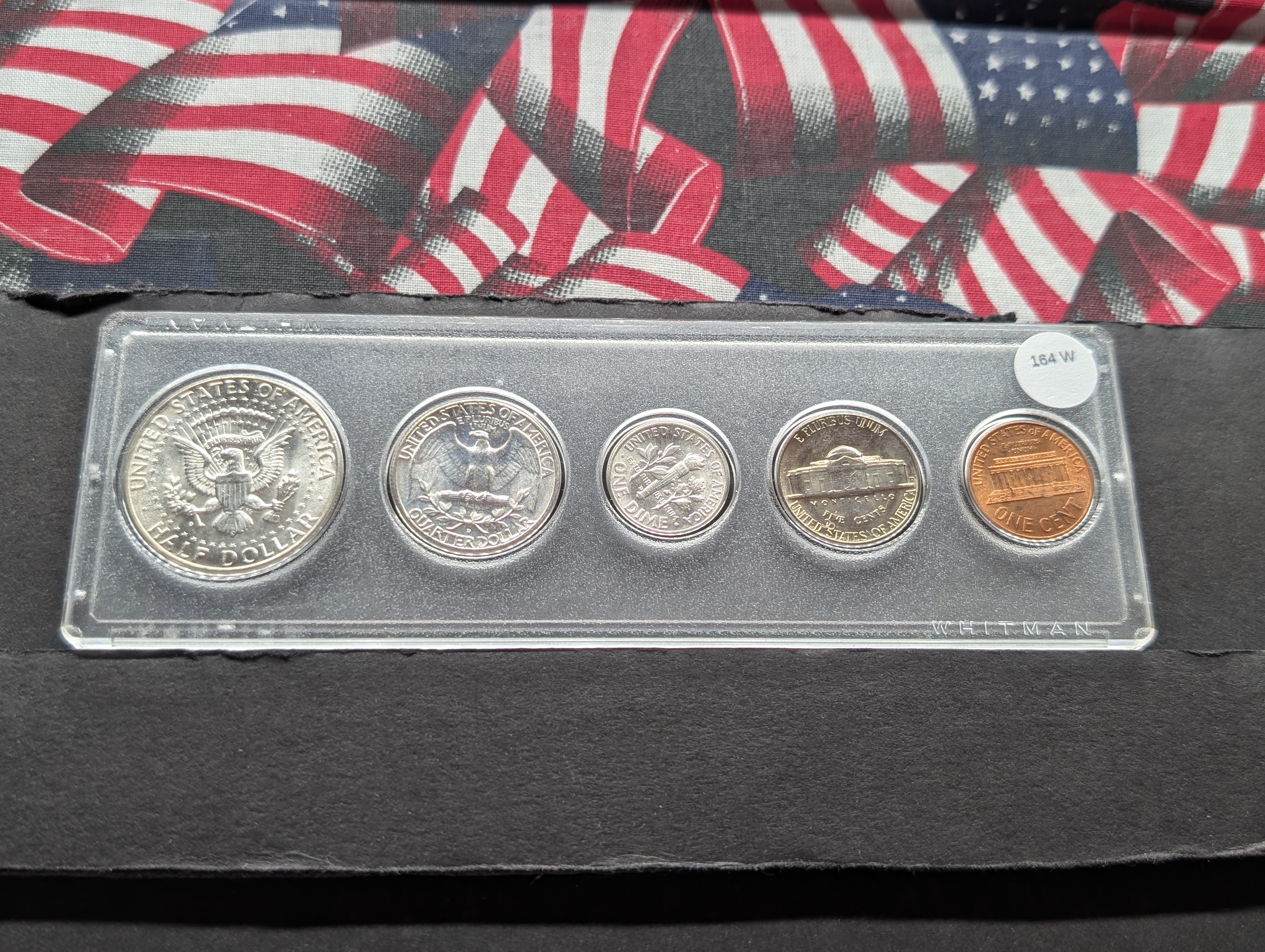 1964-D U.S. Coin Year Set - Includes (3) 90% Silver Coins