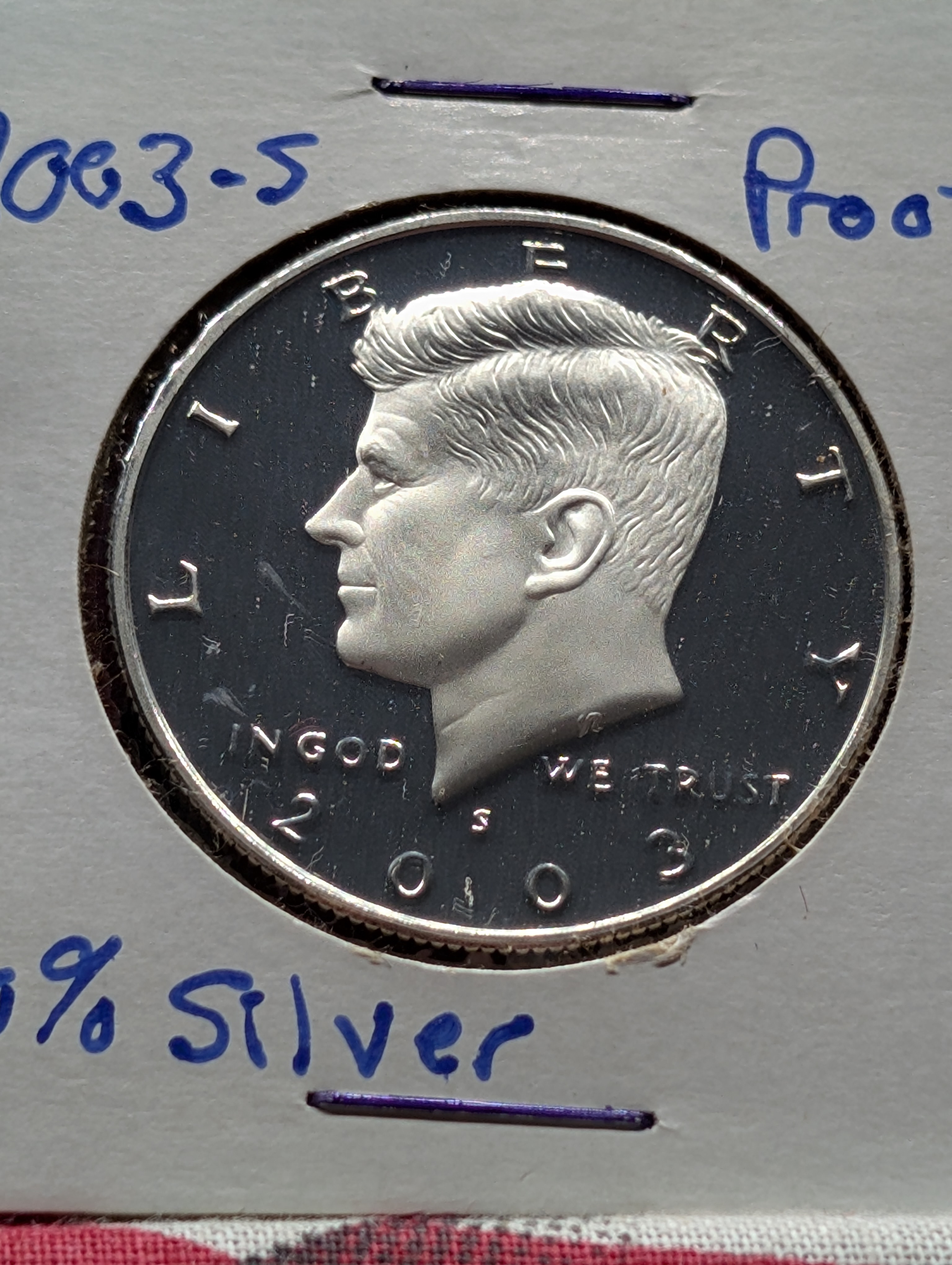 2003-S Kennedy Half Dollar, Proof 90% Silver