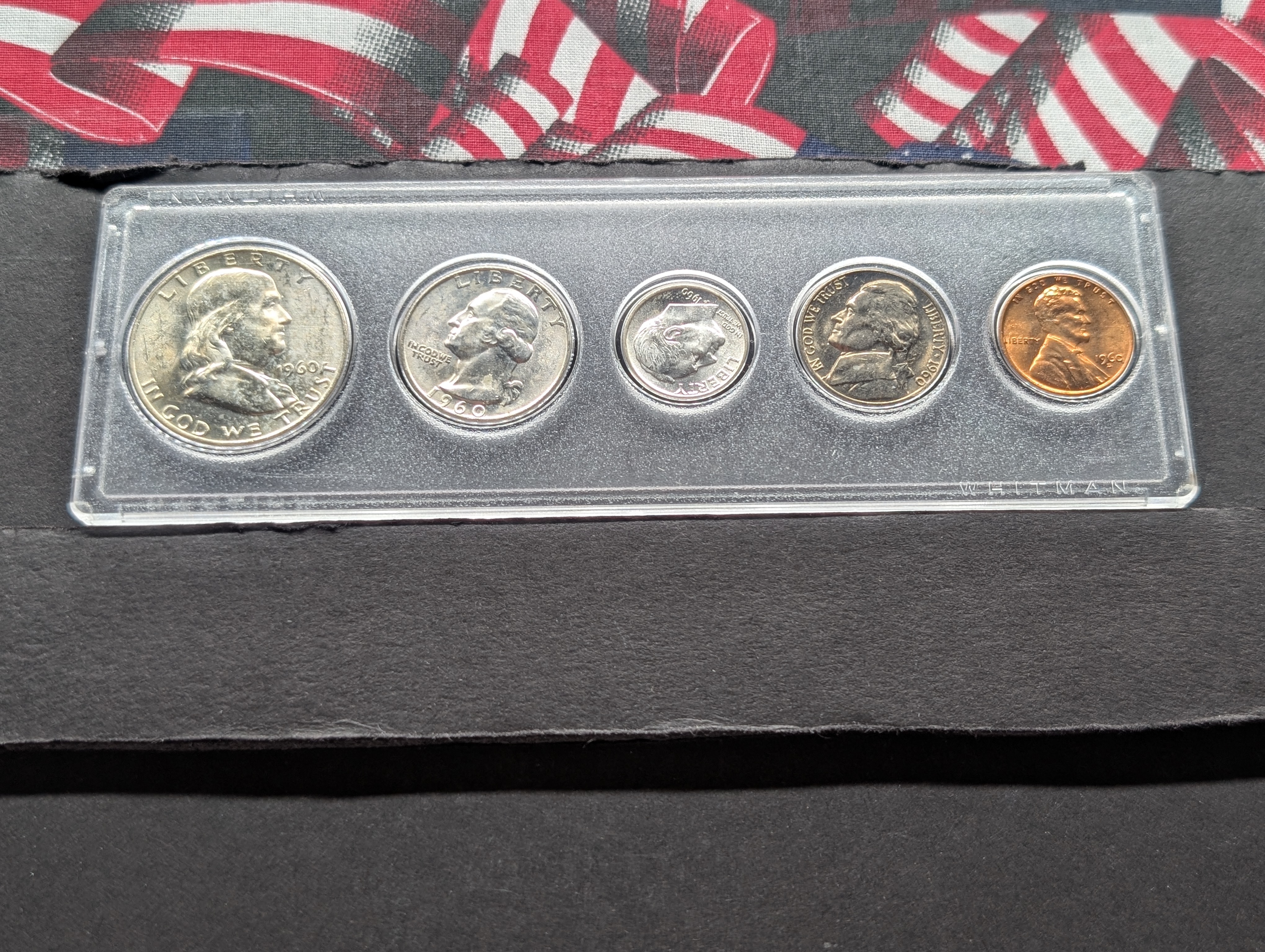 1960-D U.S. Coin Year Set - Includes (3) 90% Silver Coins