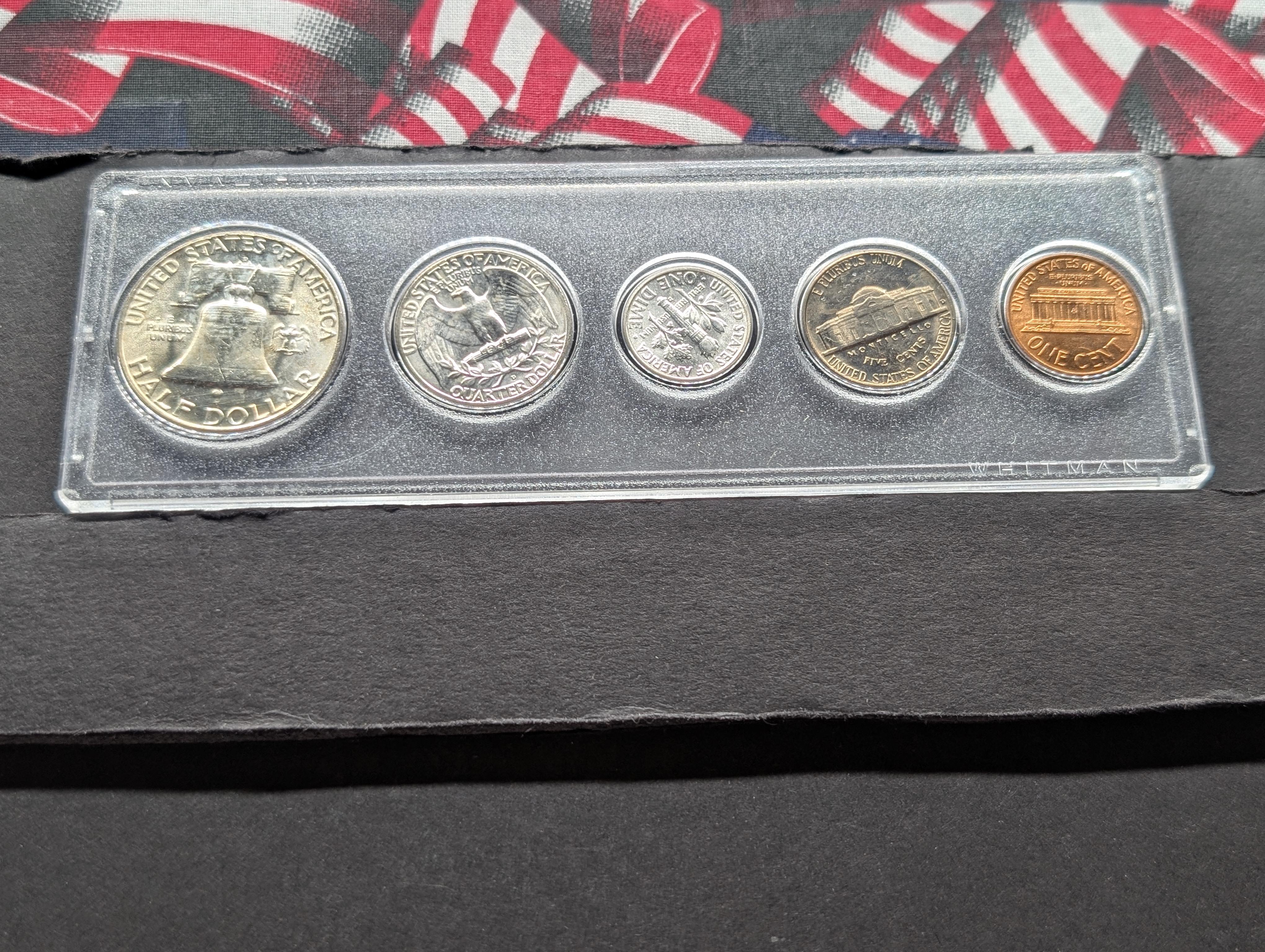 1960-D U.S. Coin Year Set - Includes (3) 90% Silver Coins