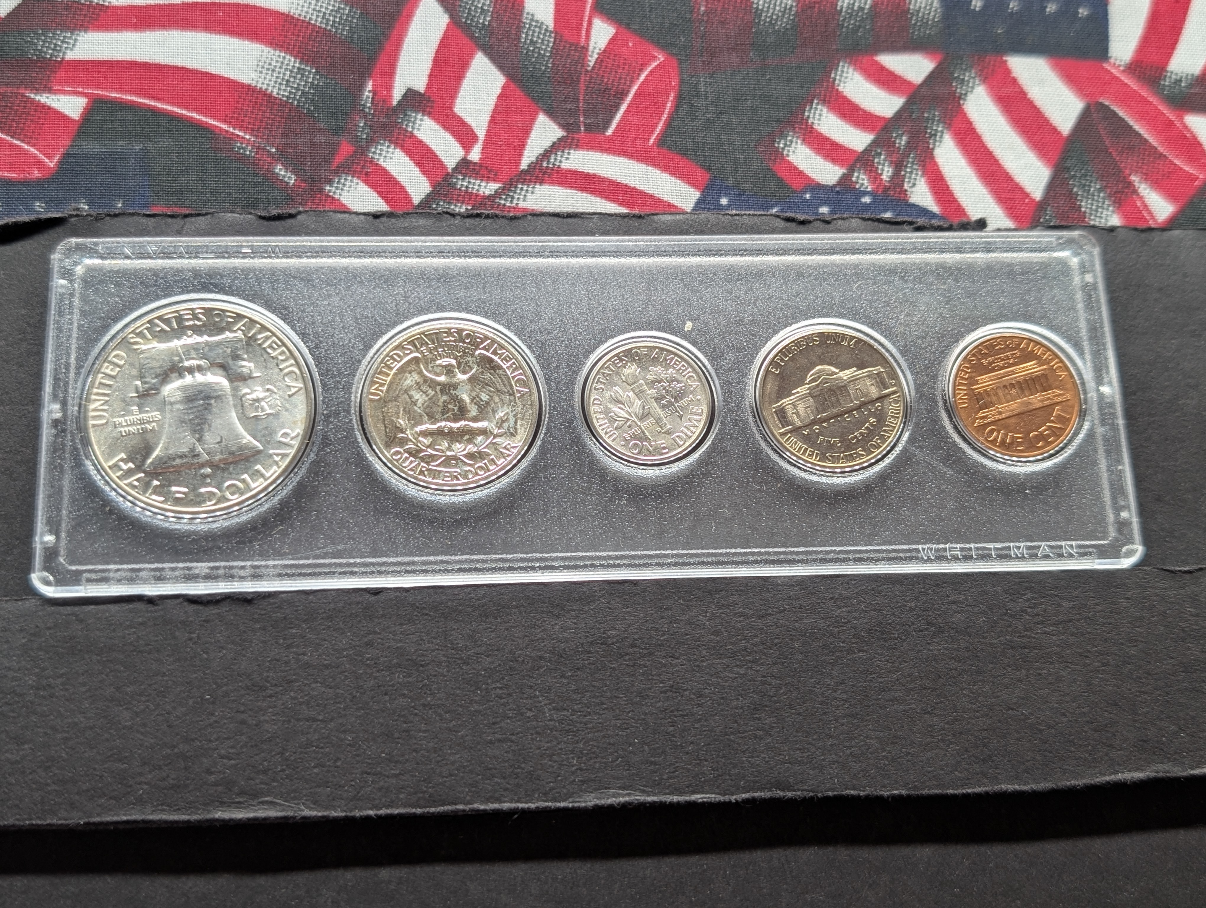 1961-D U.S. Coin Year Set - Includes (3) 90% Silver Coins