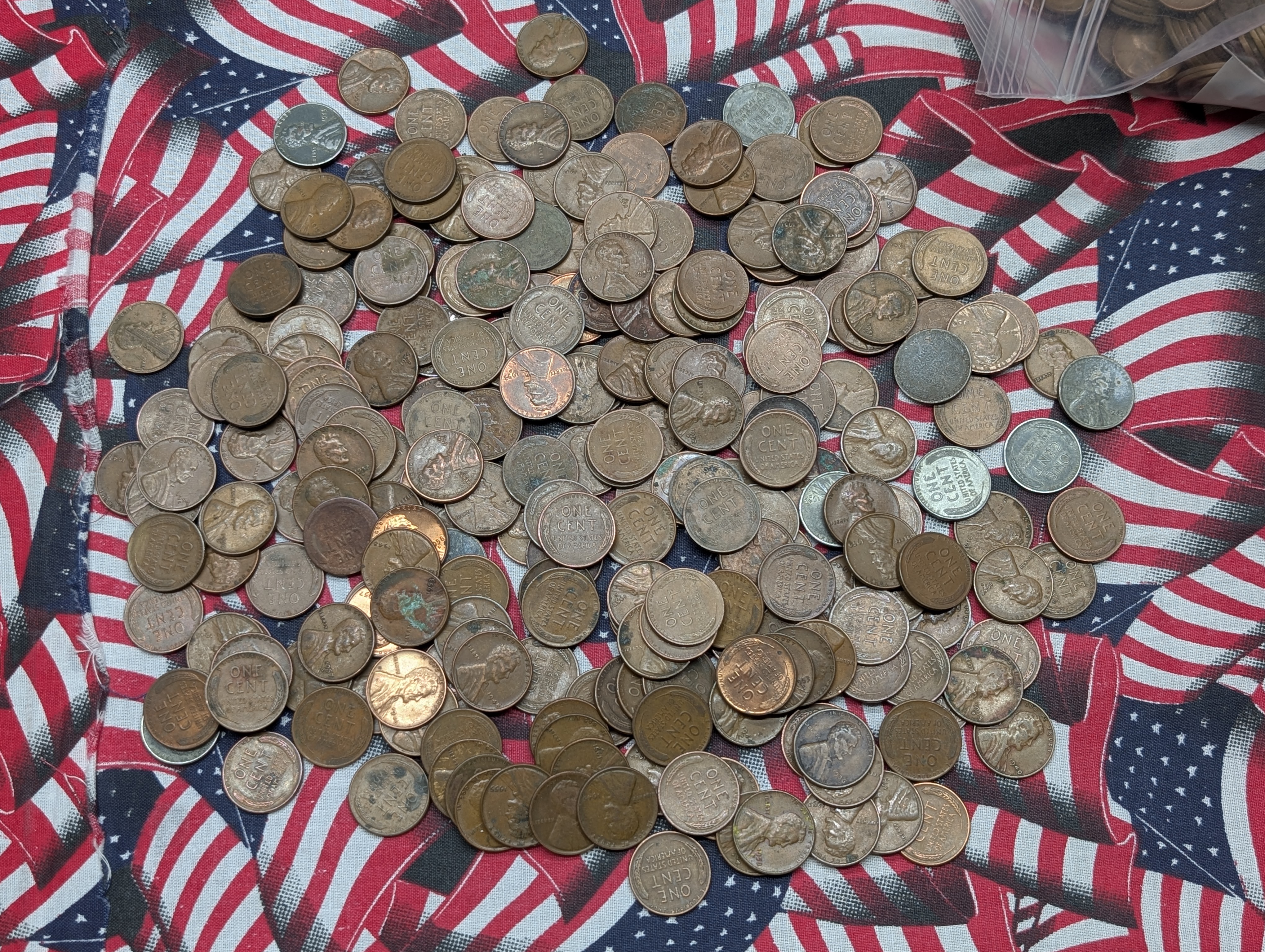 1,000 Unresearched Assorted Date Lincoln Wheat Cents