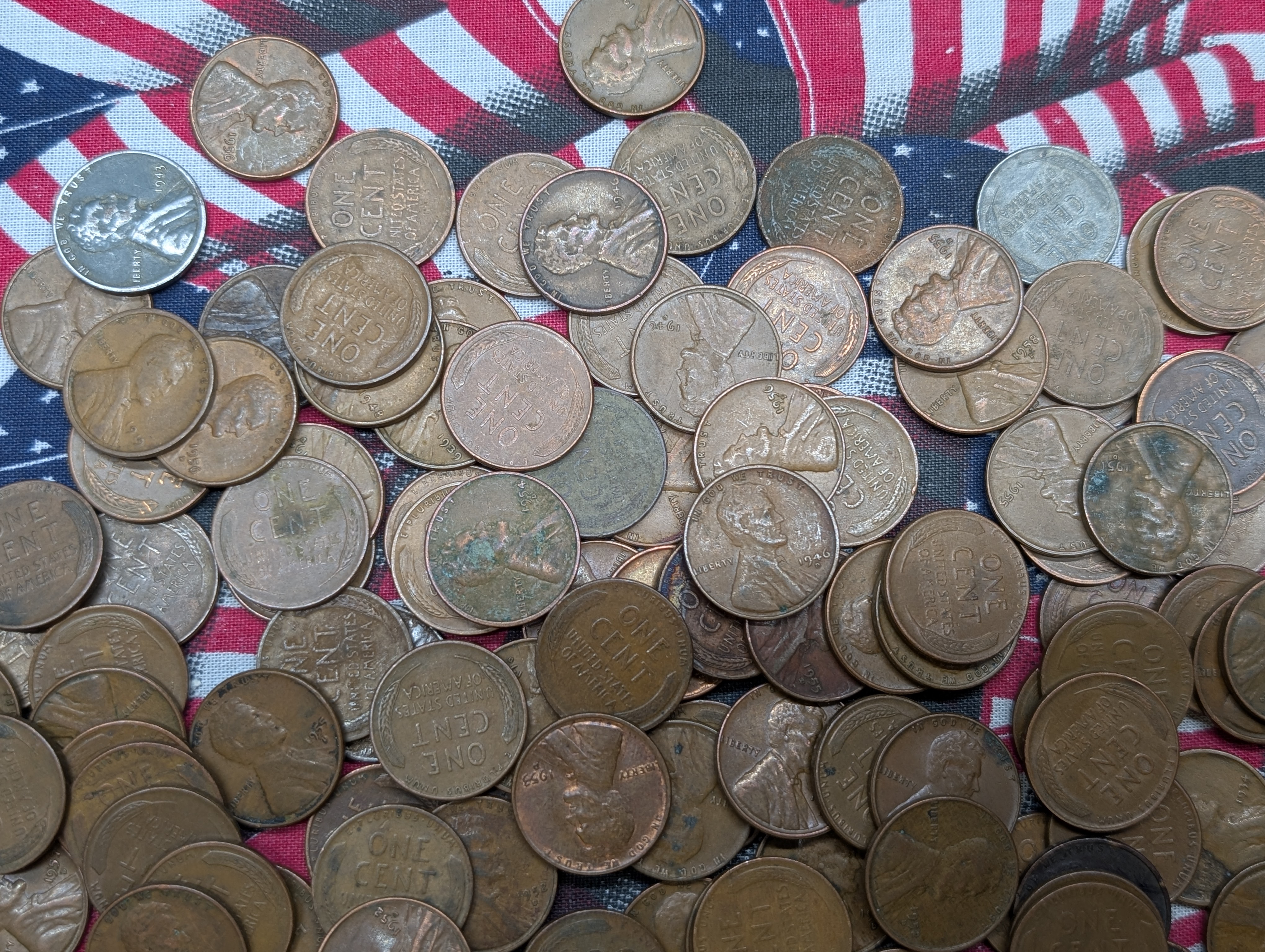 1,000 Unresearched Assorted Date Lincoln Wheat Cents