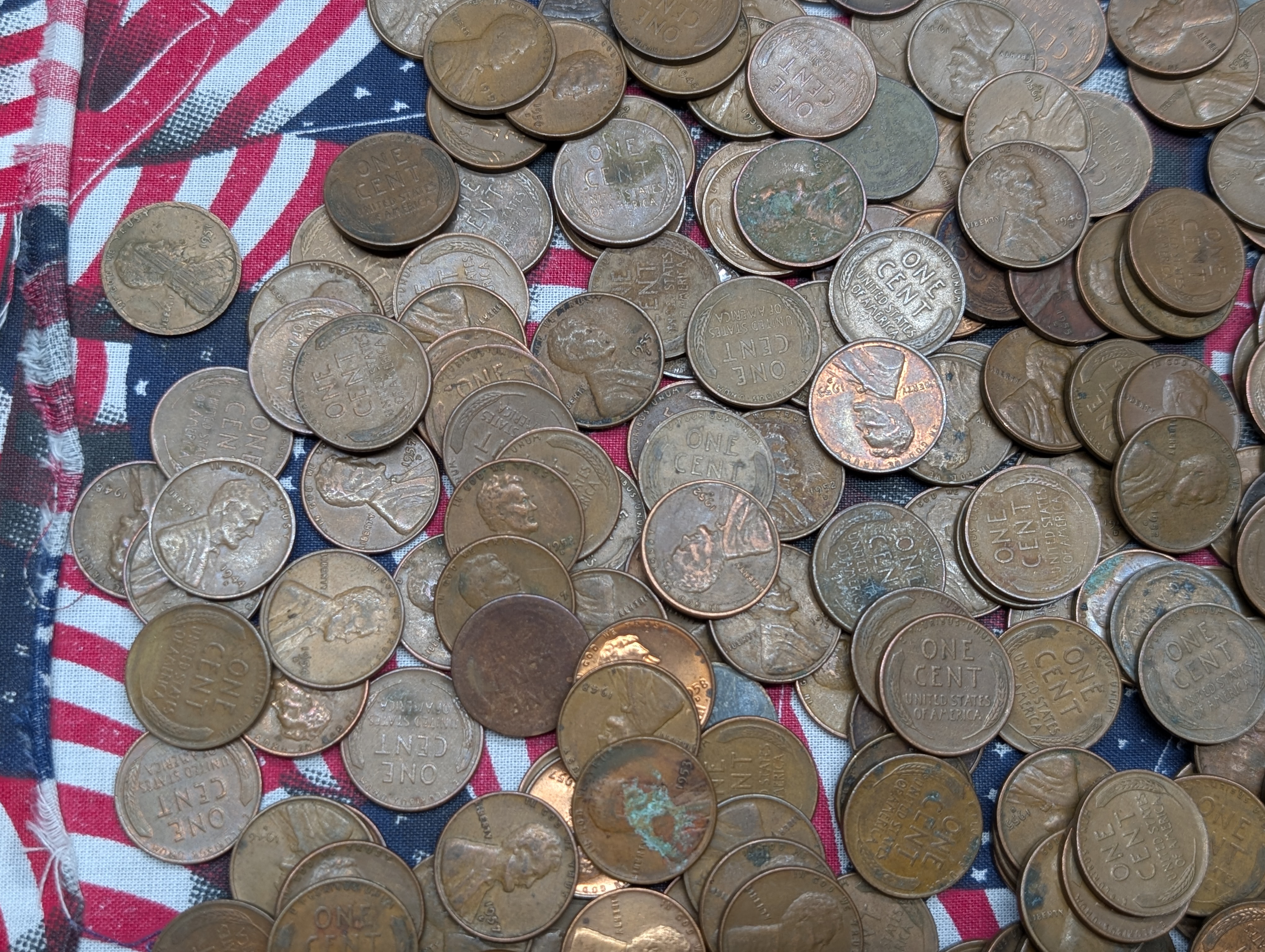 1,000 Unresearched Assorted Date Lincoln Wheat Cents