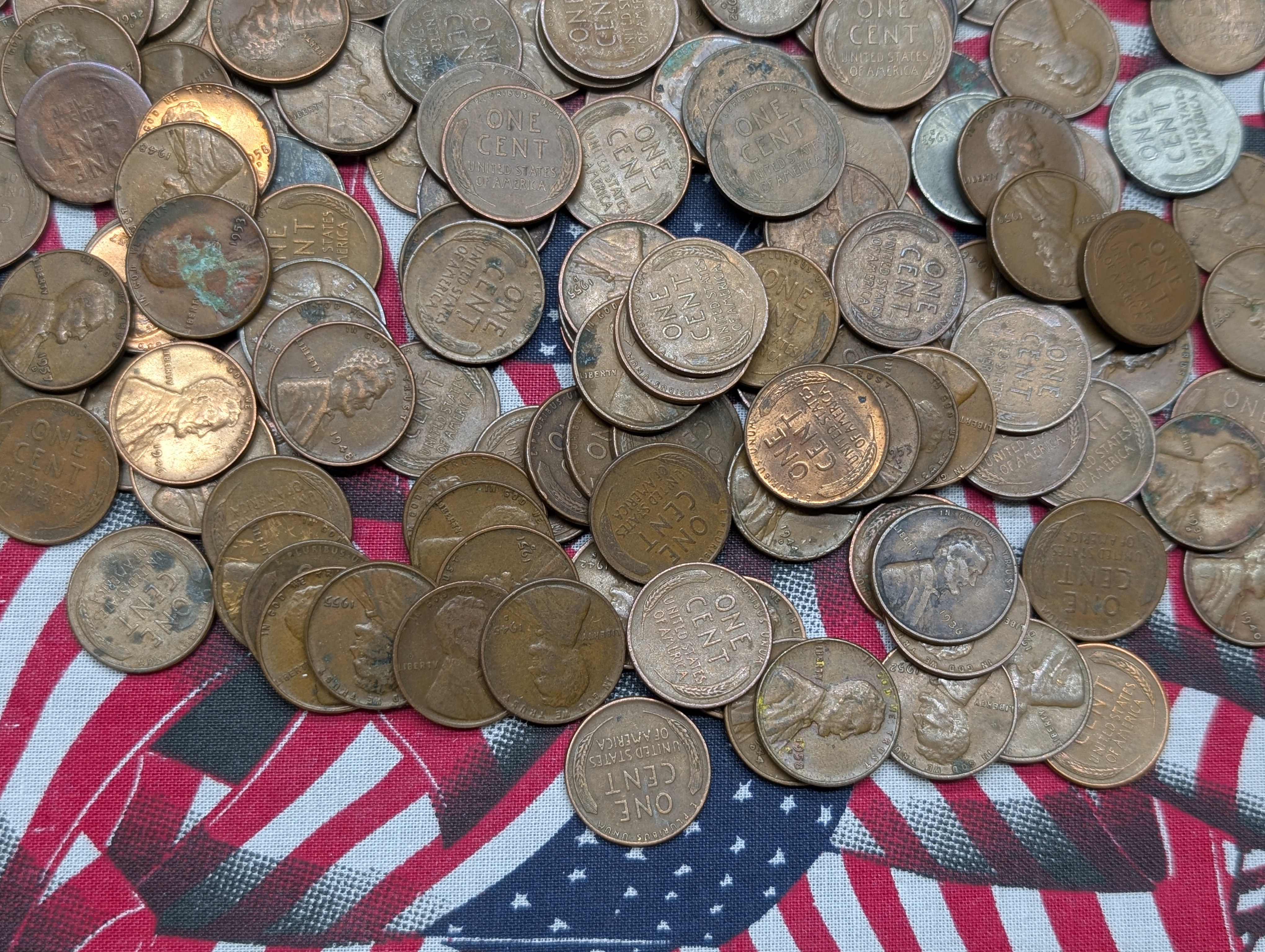 1,000 Unresearched Assorted Date Lincoln Wheat Cents