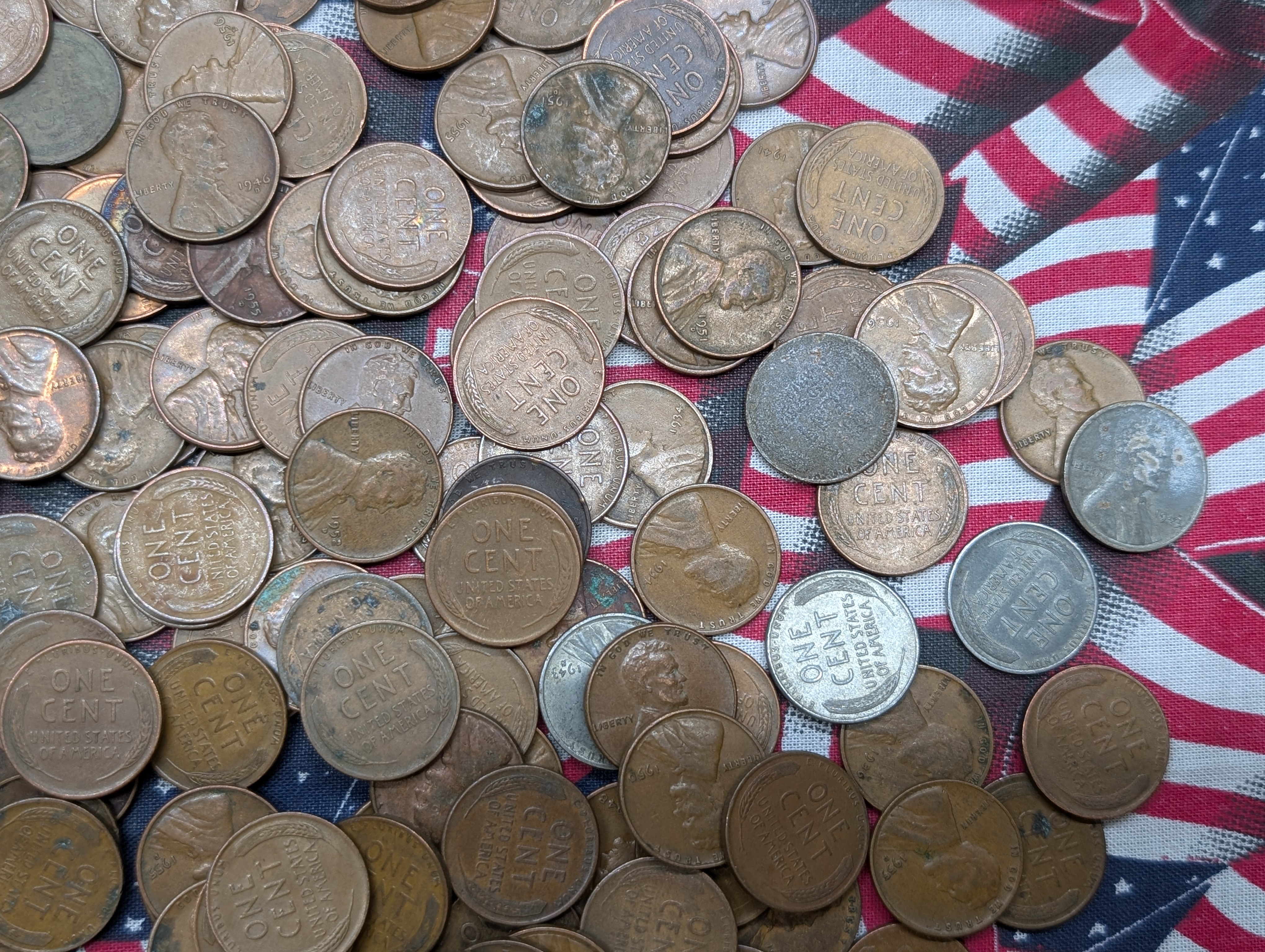 1,000 Unresearched Assorted Date Lincoln Wheat Cents
