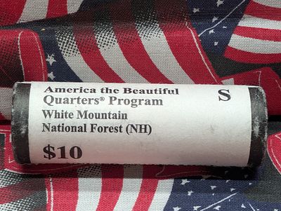 2013-S Unopened Paper Wrapped Roll of ATB White Mountain National Forest Washington 