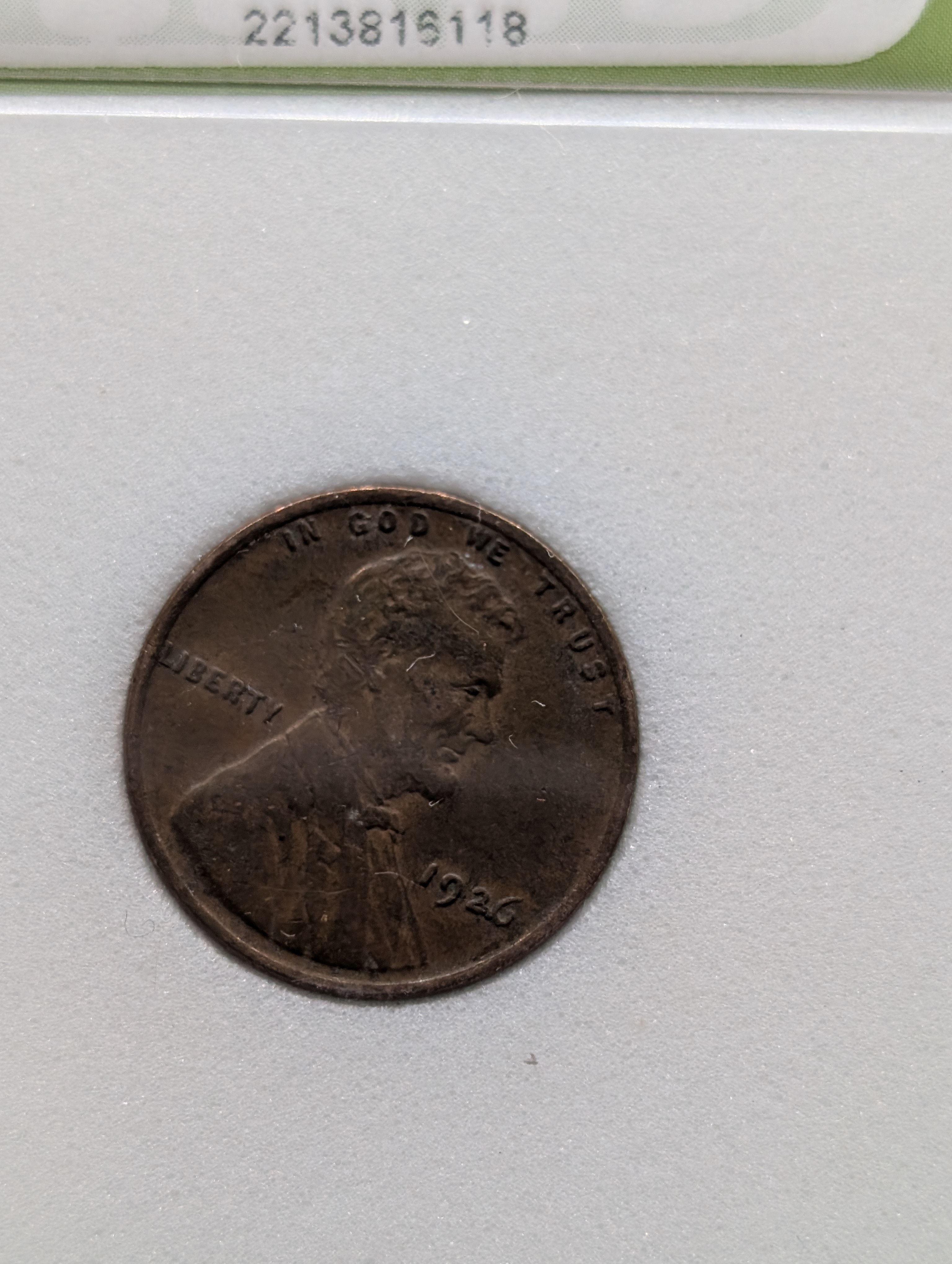 1926-P, 1934-P, 1937-D, 1942-S, & (2) 1945-P Lincoln Wheat Cents Slabbed by INB