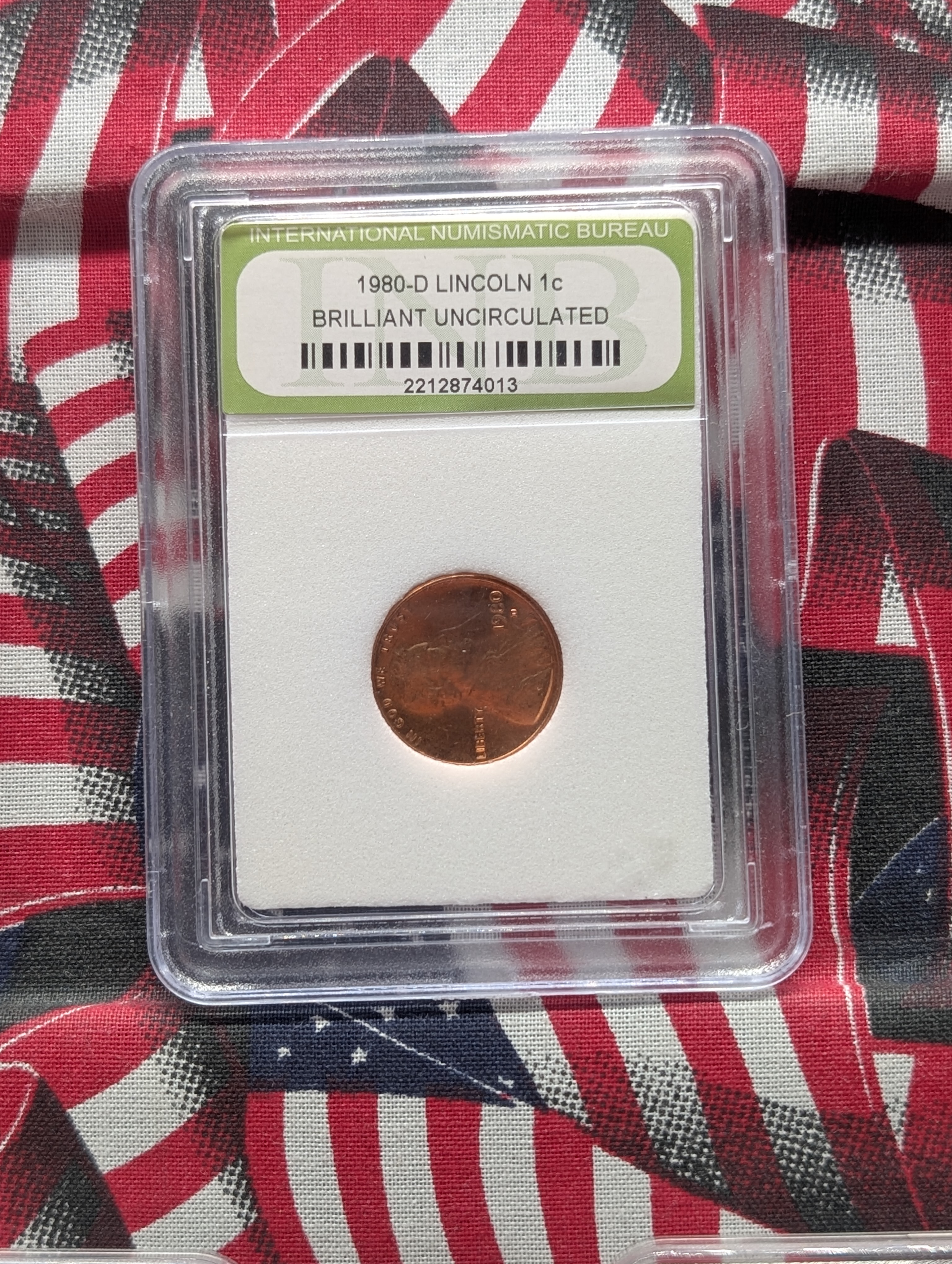 1968-P Brilliant UNC, 1969-S PR70, 1971-S Full Red MS70, 1980-D Brilliant UNC, & 2009-D Log Cabin, MS70 RED Lincoln Memorial Cents, All Slab