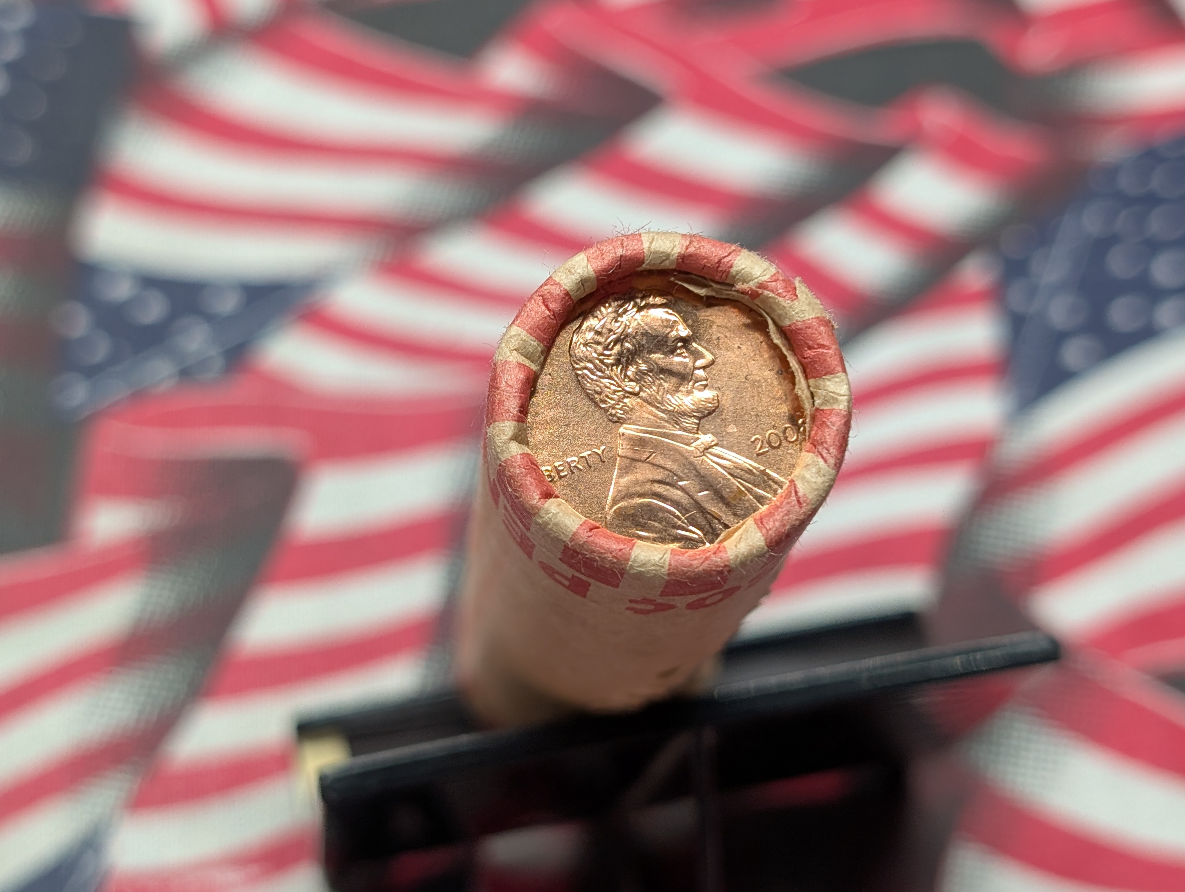 2008-P Unopened Paper Wrapped Roll of Lincoln Memorial Cents