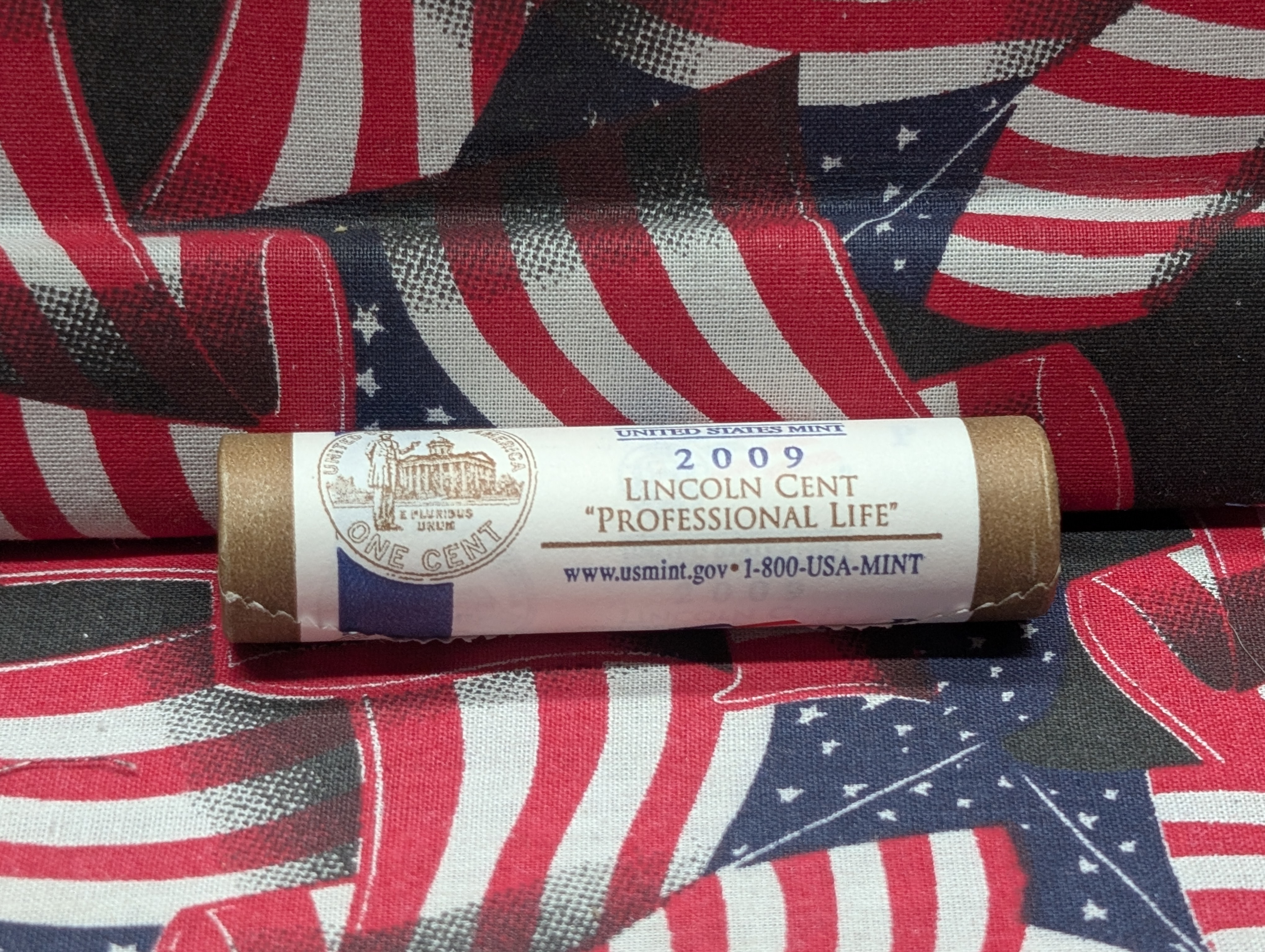 2009-P Unopened Paper Wrapped Roll of Lincoln Professional Life Cents