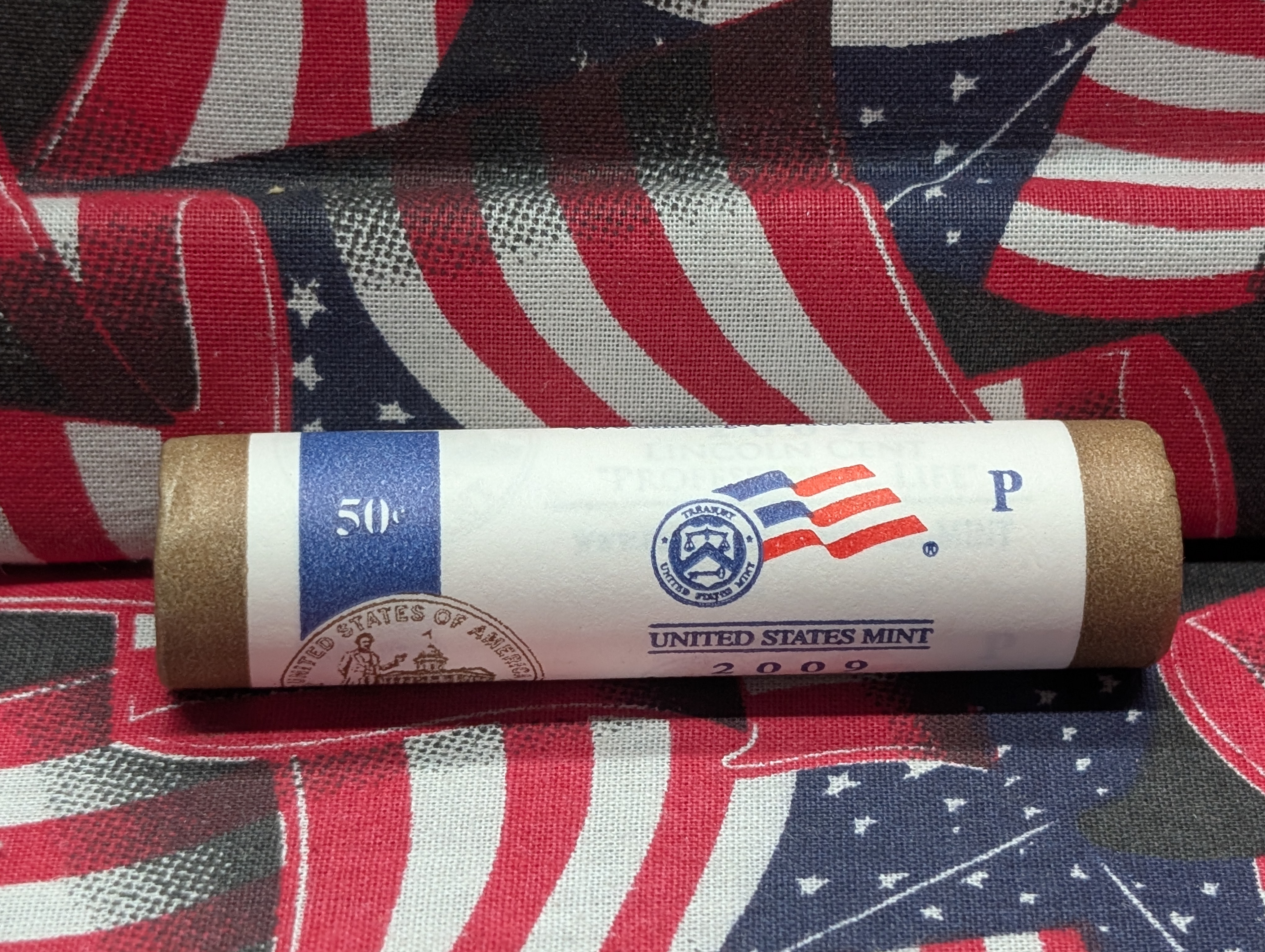 2009-P Unopened Paper Wrapped Roll of Lincoln Professional Life Cents